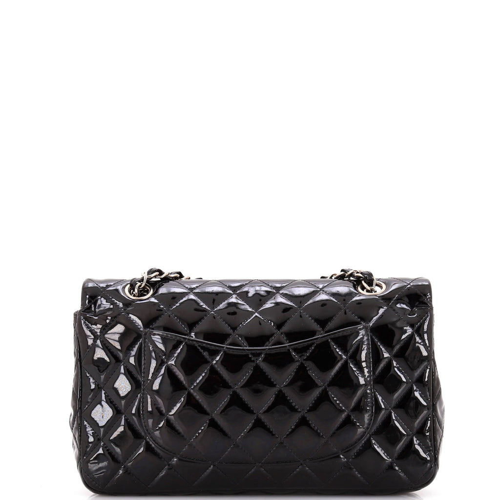 Classic Double Flap Bag Quilted Patent Medium