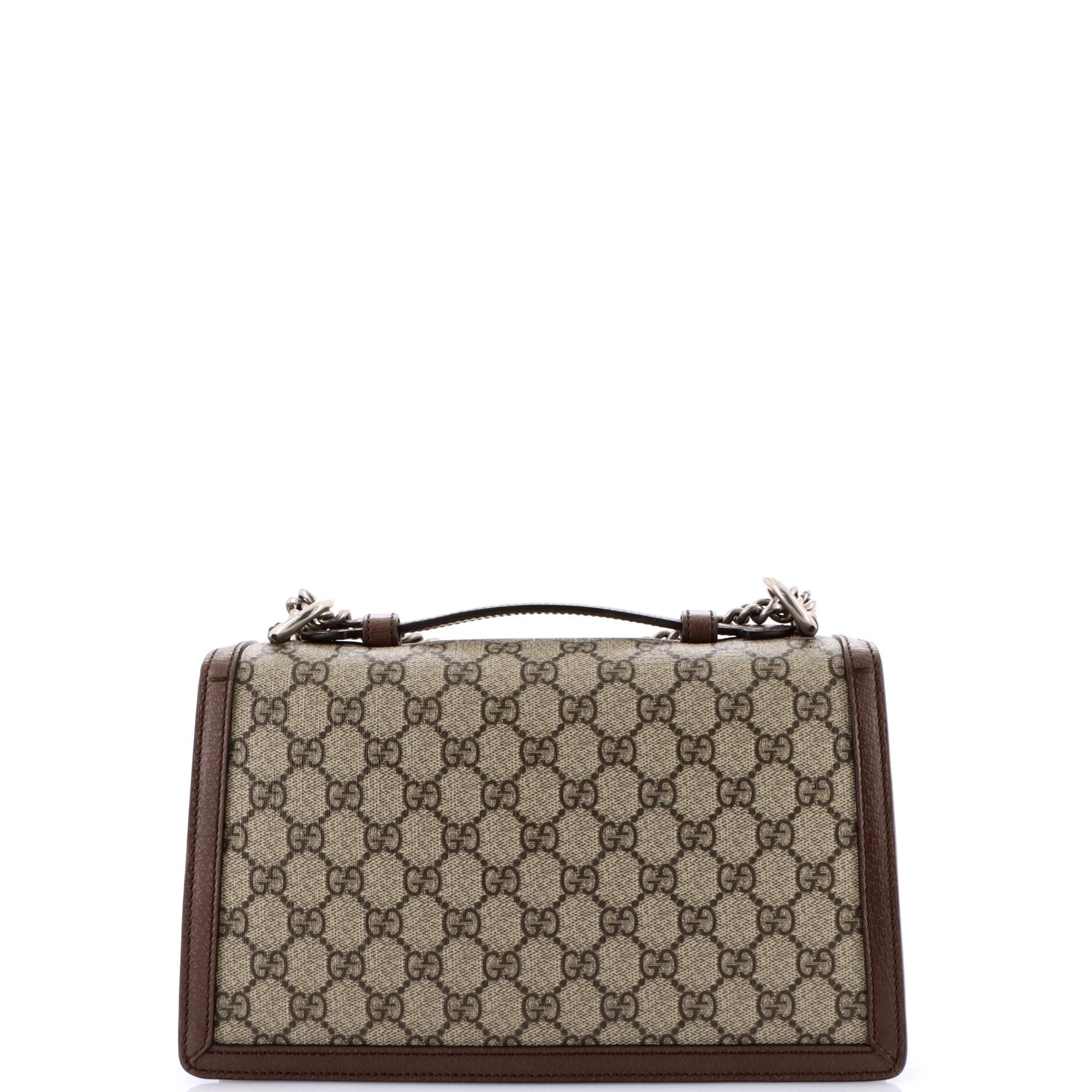 Dionysus Top Handle Chain Bag GG Coated Canvas Small