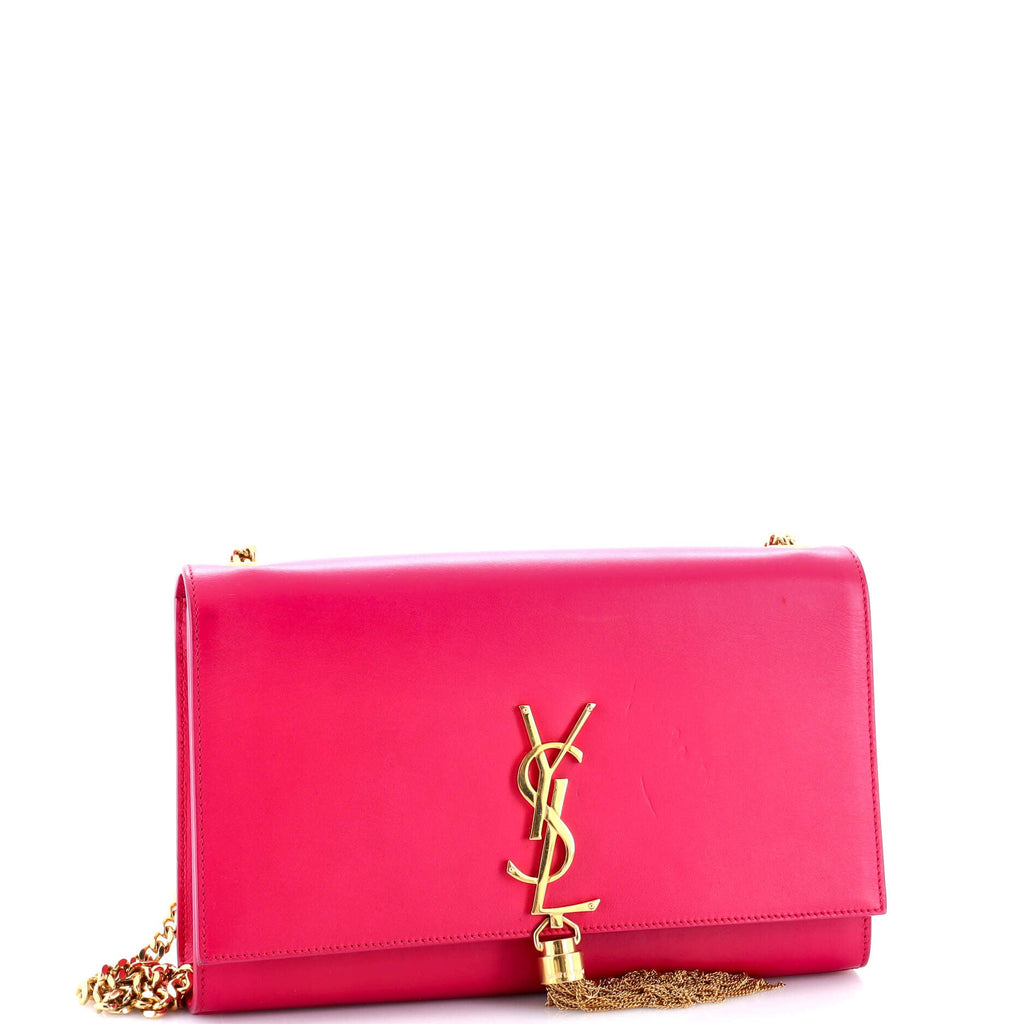 Classic Monogram Tassel Crossbody Bag Leather Medium
