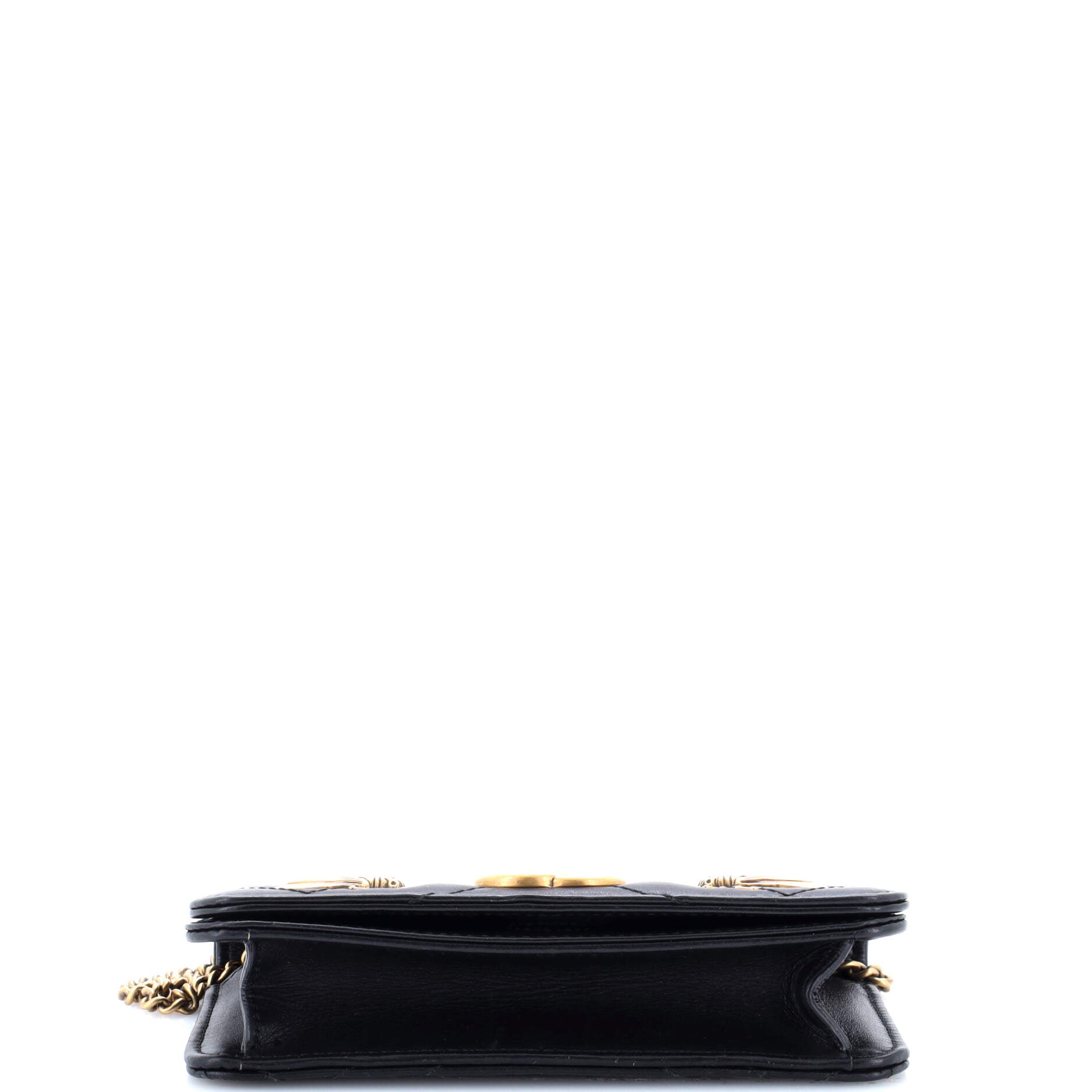 GG Marmont Chain Flap Bag Embellished Matelasse Leather Mini