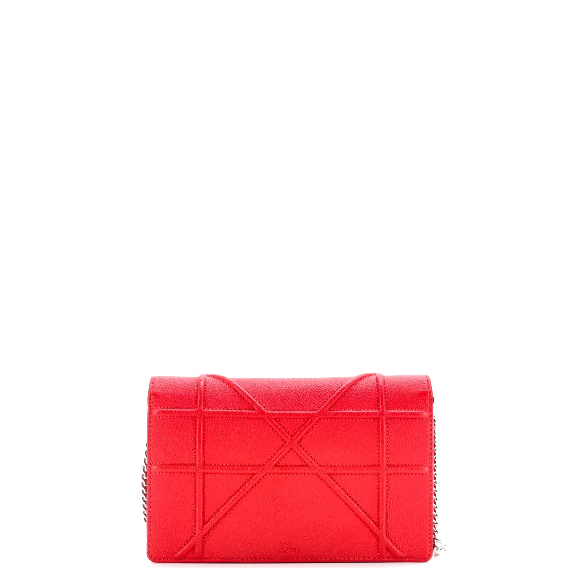 Diorama Wallet on Chain Leather