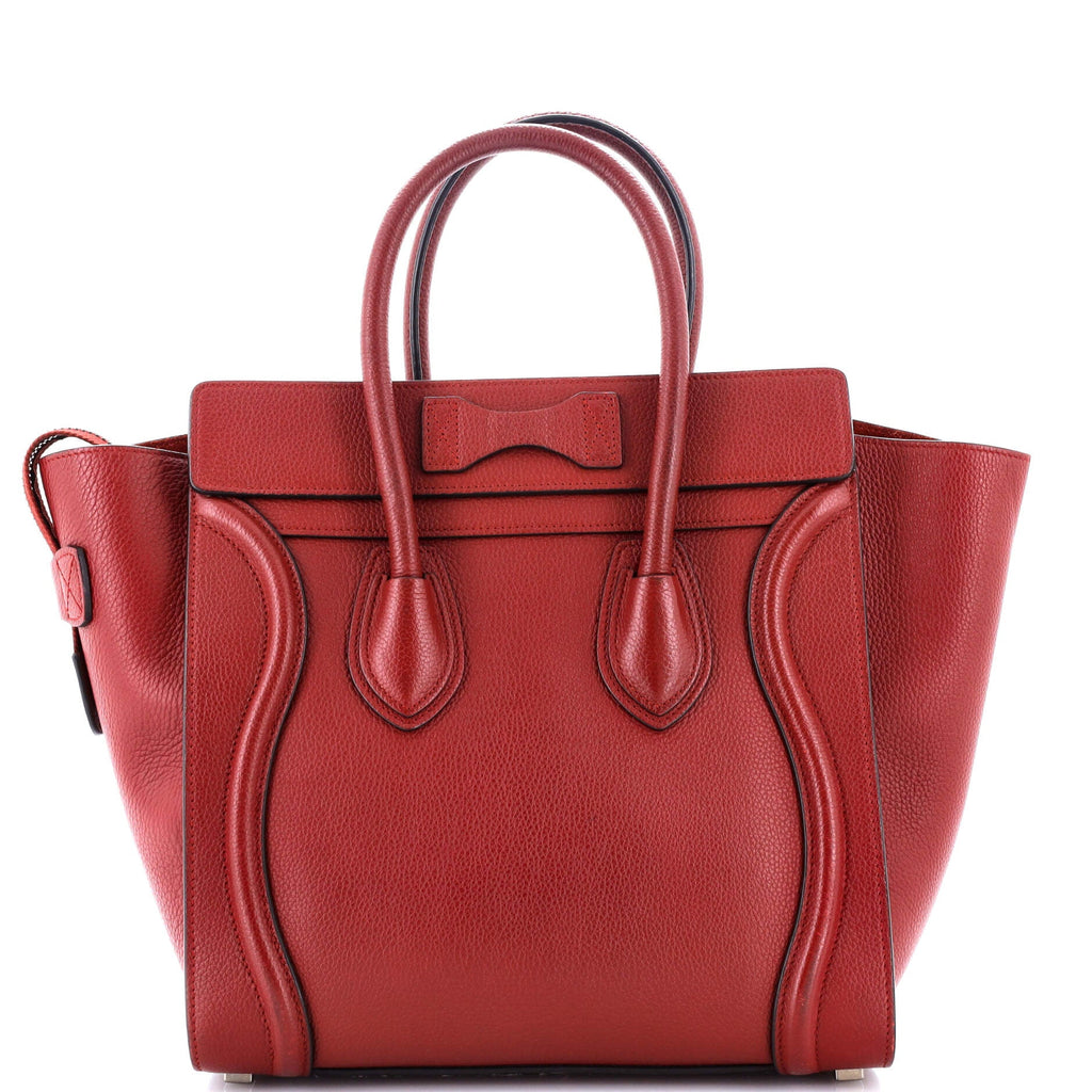 Luggage Bag Grainy Leather Micro