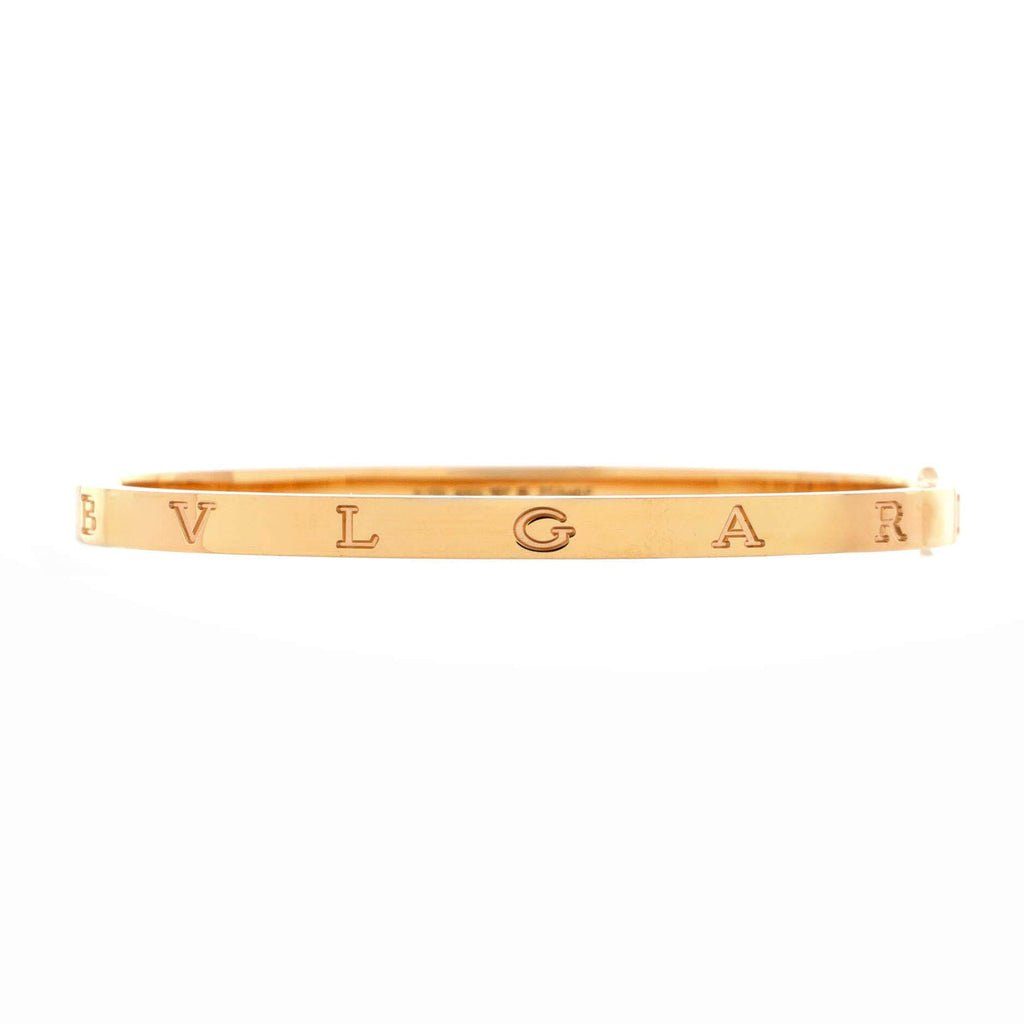 B.Zero1 Essential Hinge Bangle Bracelet 18K Rose Gold
