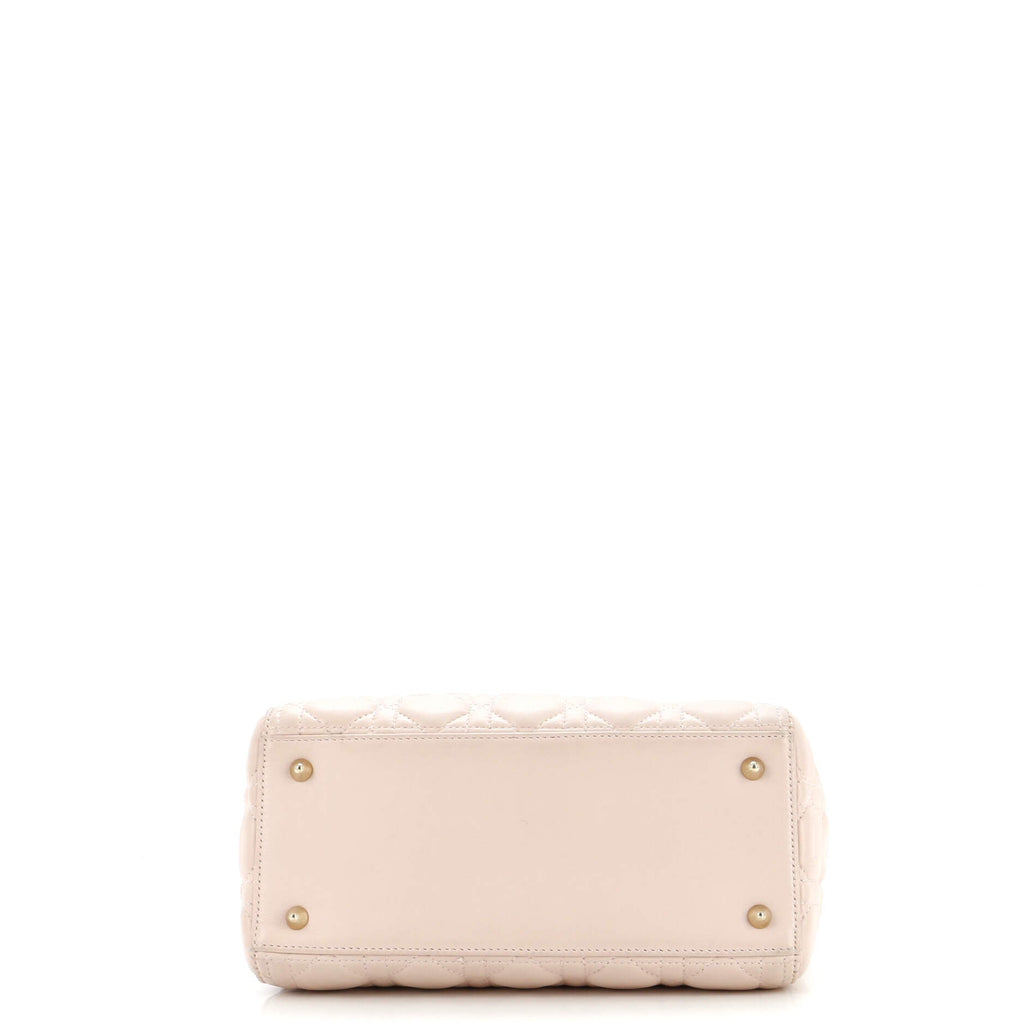 Lady Dior Bag Cannage Quilt Lambskin Medium