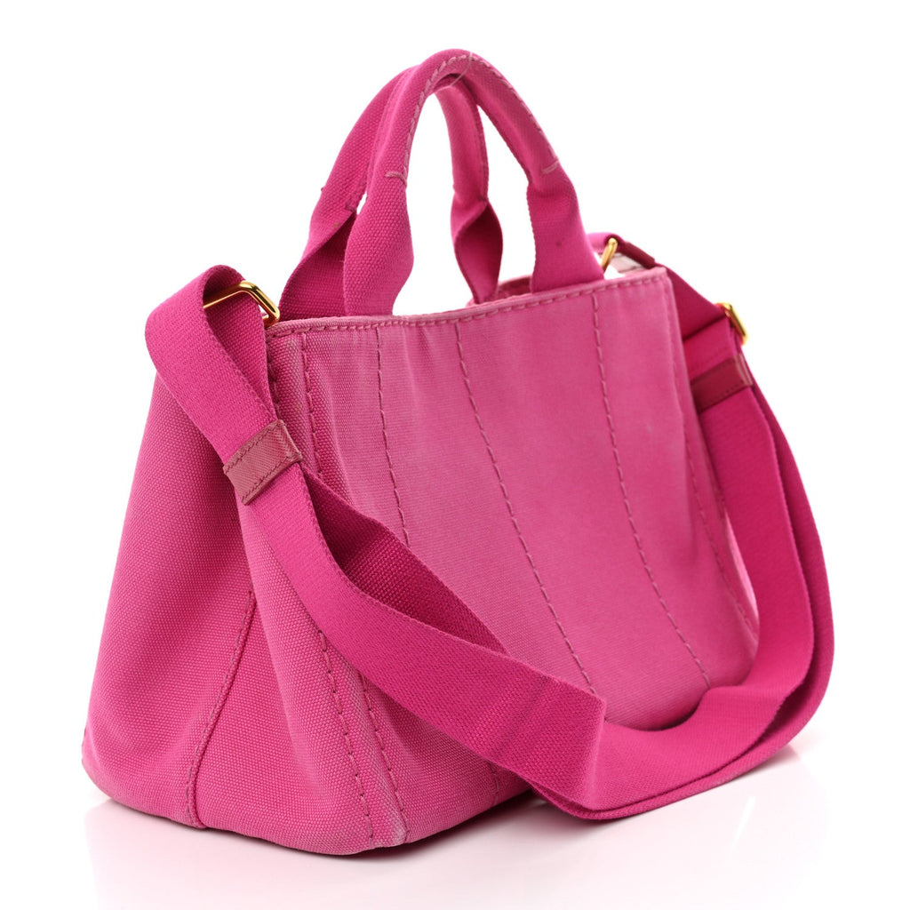 Canapa Small Logo Tote Fuxia