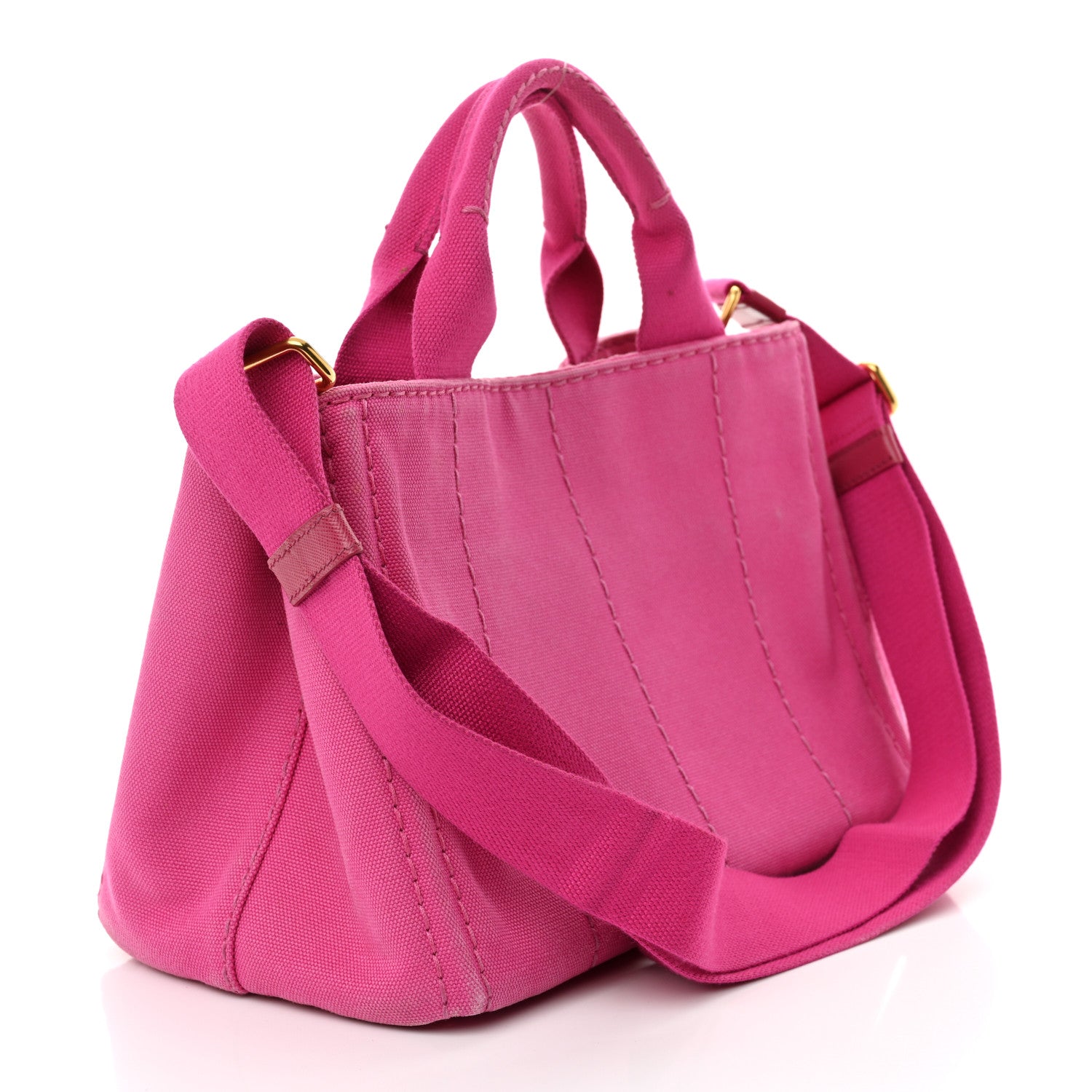 Canapa Small Logo Tote Fuxia