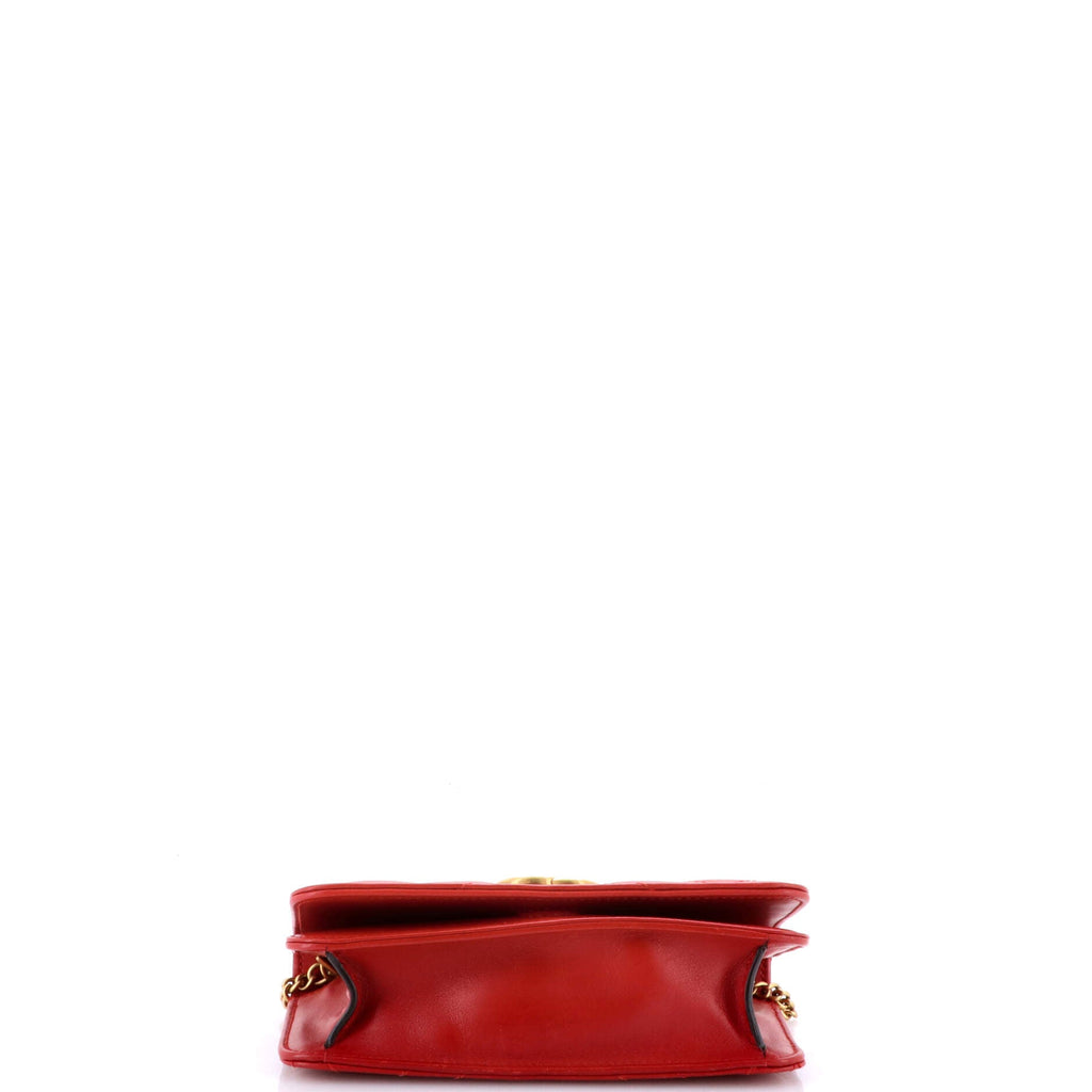 GG Marmont Chain Flap Bag Matelasse Leather Mini