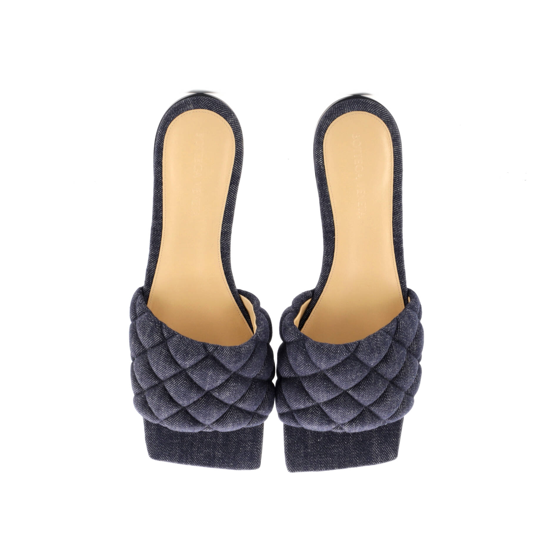Women's The Padded Flat Sandals Quilted Denim