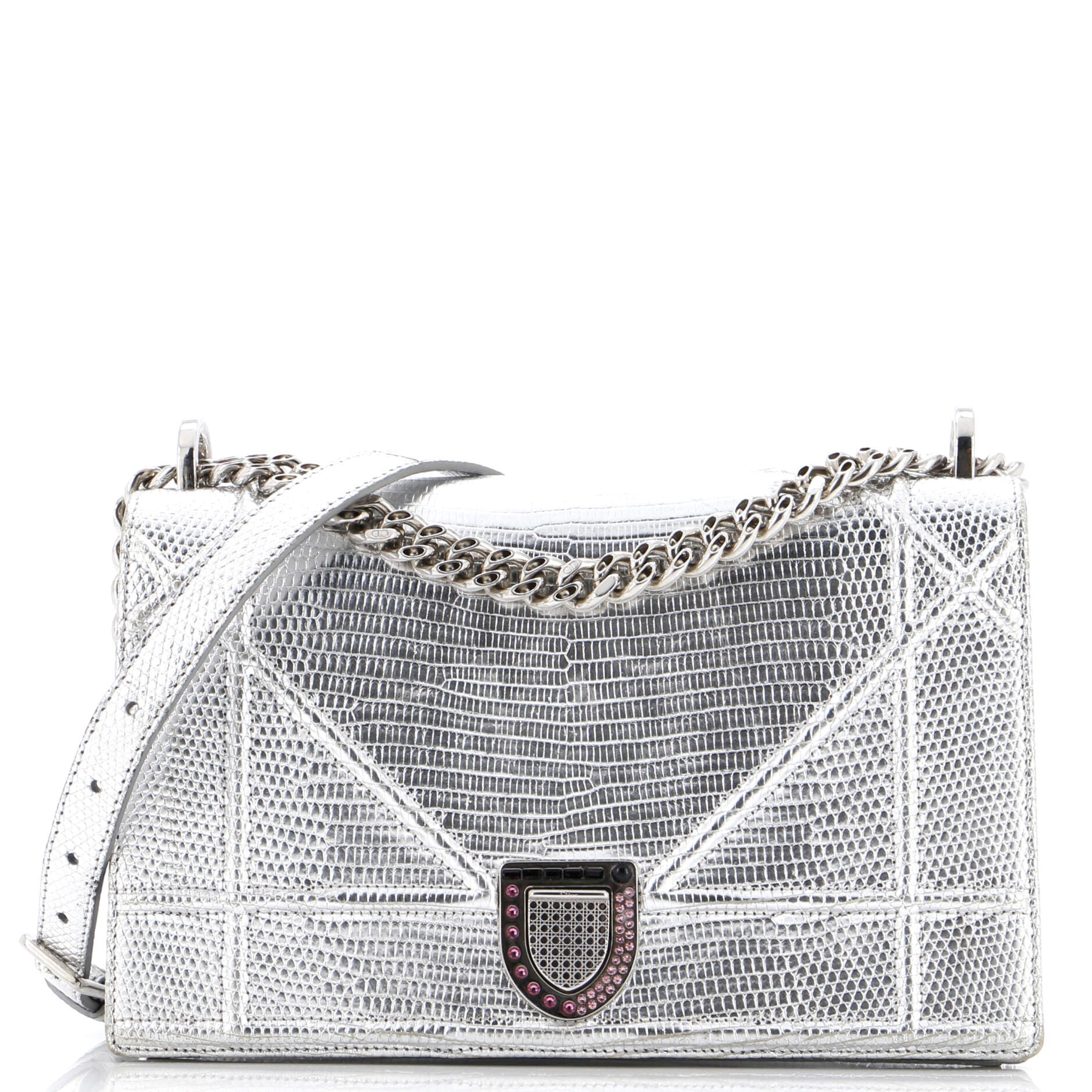 Diorama Flap Bag Lizard Medium