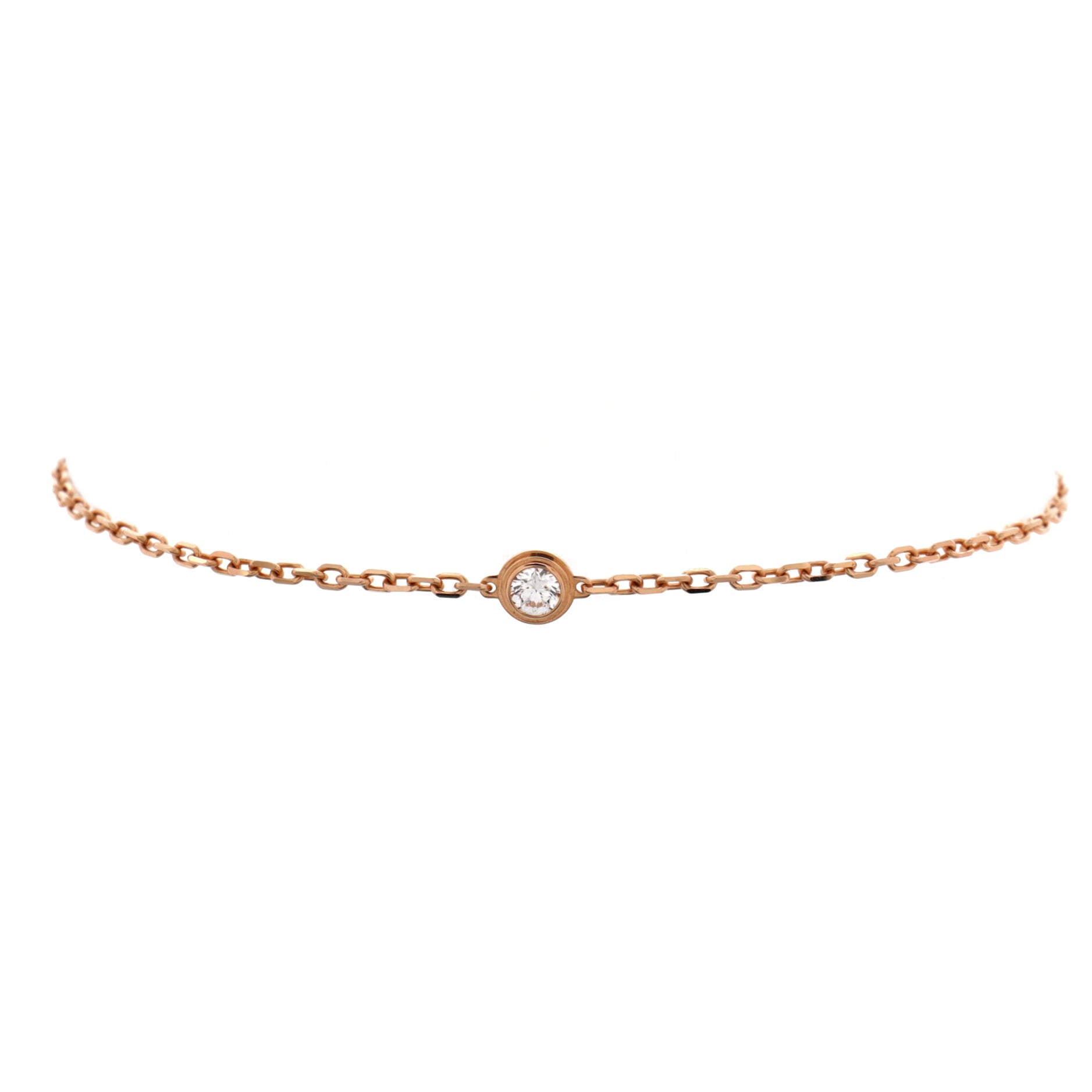 D'Amour Bracelet 18K Rose Gold and Diamond Small