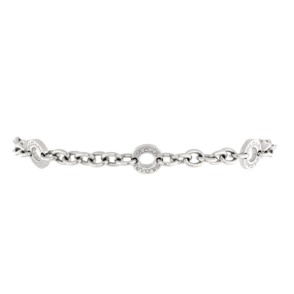 Bvlgari Bvlgari Station Bracelet 18K White Gold