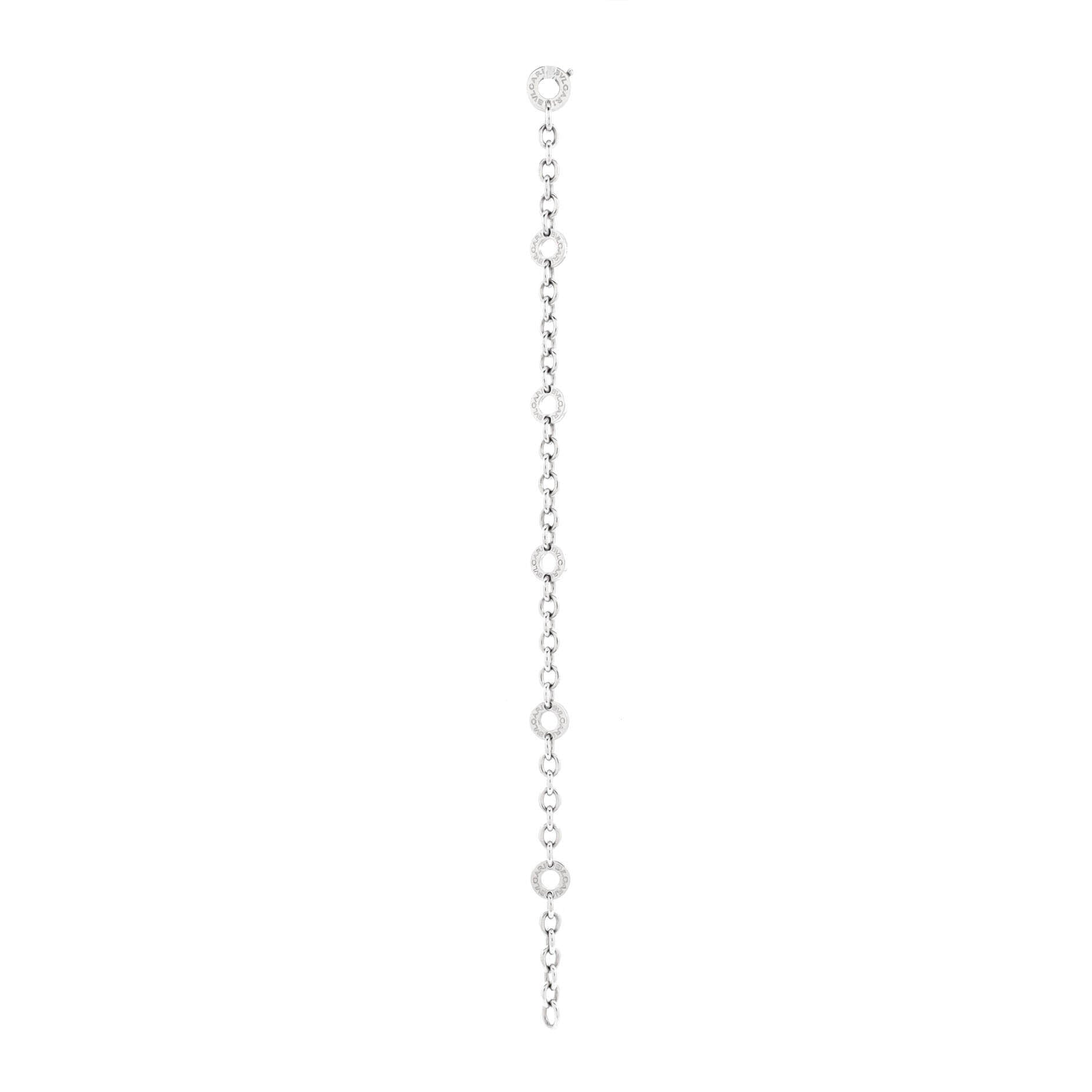 Bvlgari Bvlgari Station Bracelet 18K White Gold
