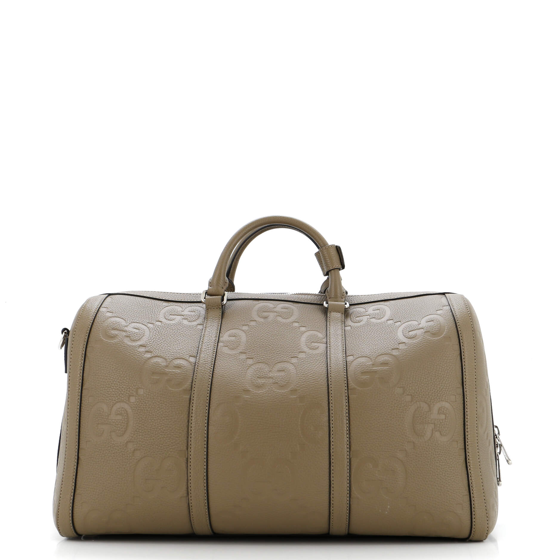 Duffle Bag Jumbo GG Embossed Leather Small
