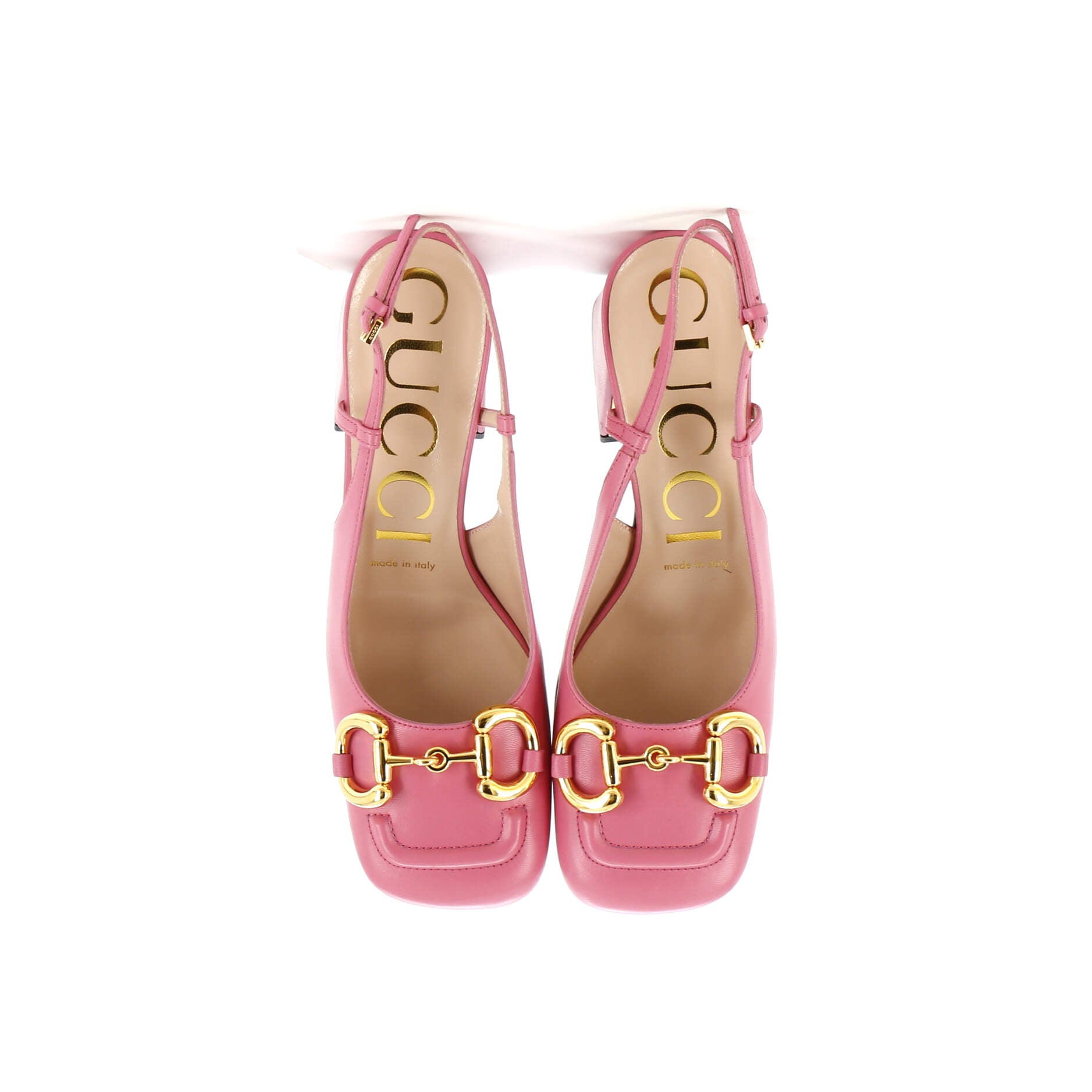 Women's Horsebit Slingback Pumps Leather