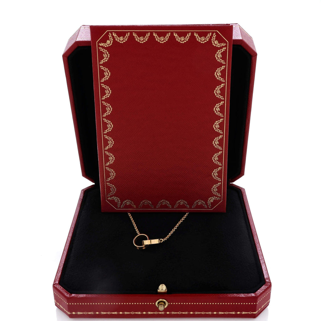 Love Interlocking Necklace 18K Yellow Gold