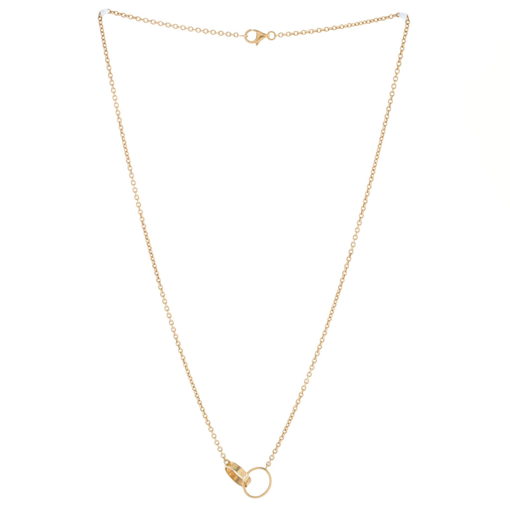 Love Interlocking Necklace 18K Yellow Gold