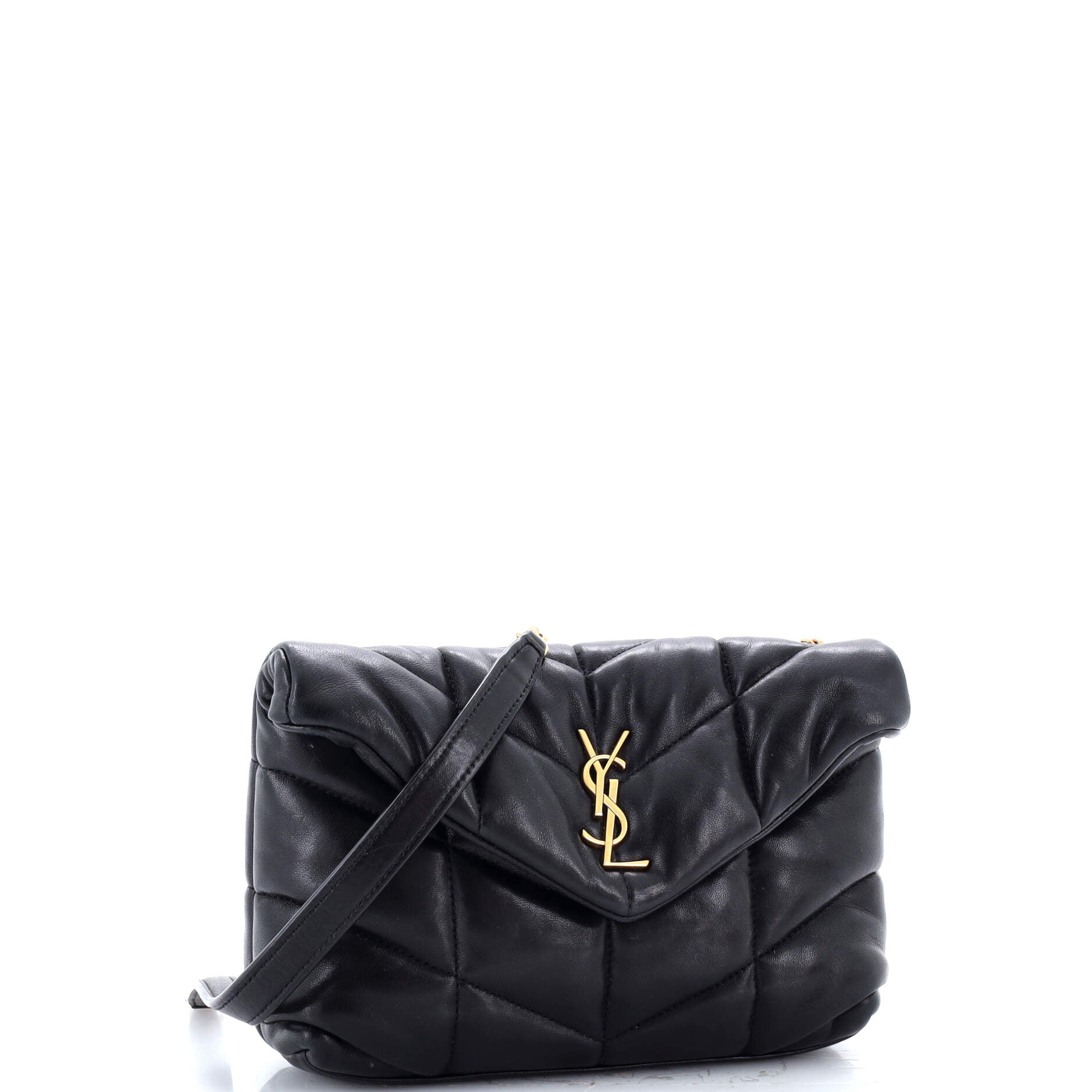 Loulou Puffer Shoulder Bag Quilted Leather Mini