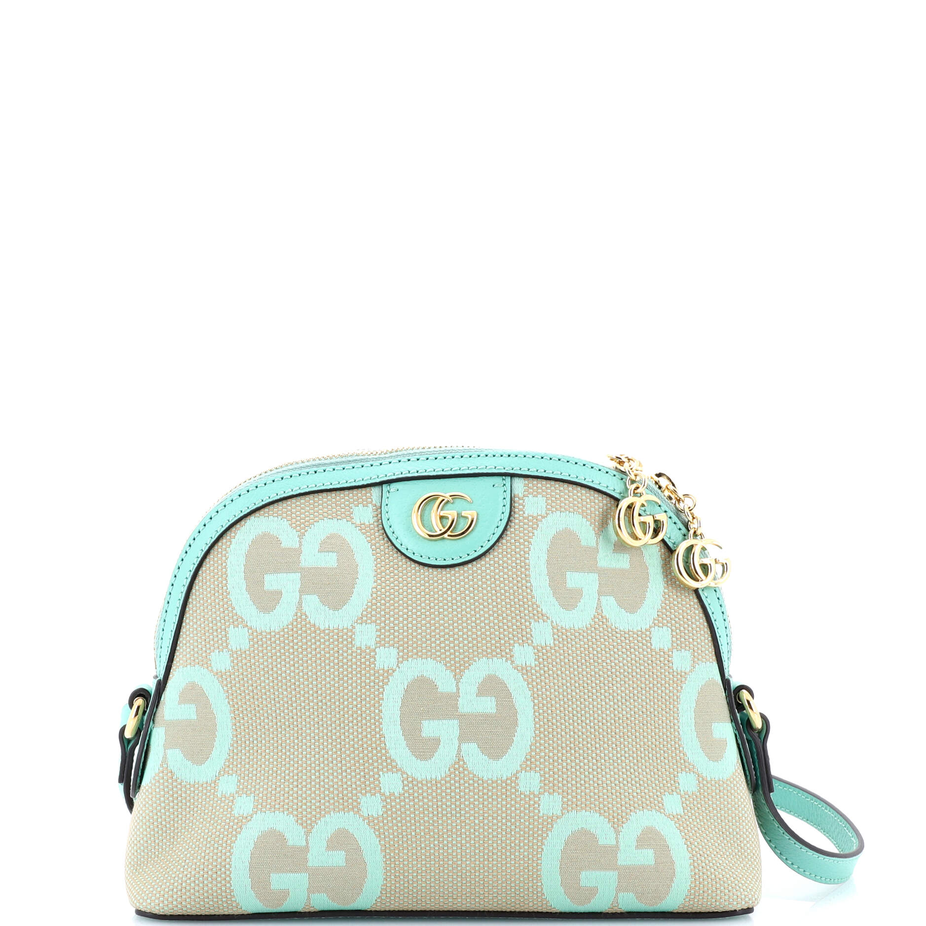 Ophidia Dome Shoulder Bag Jumbo GG Canvas Small