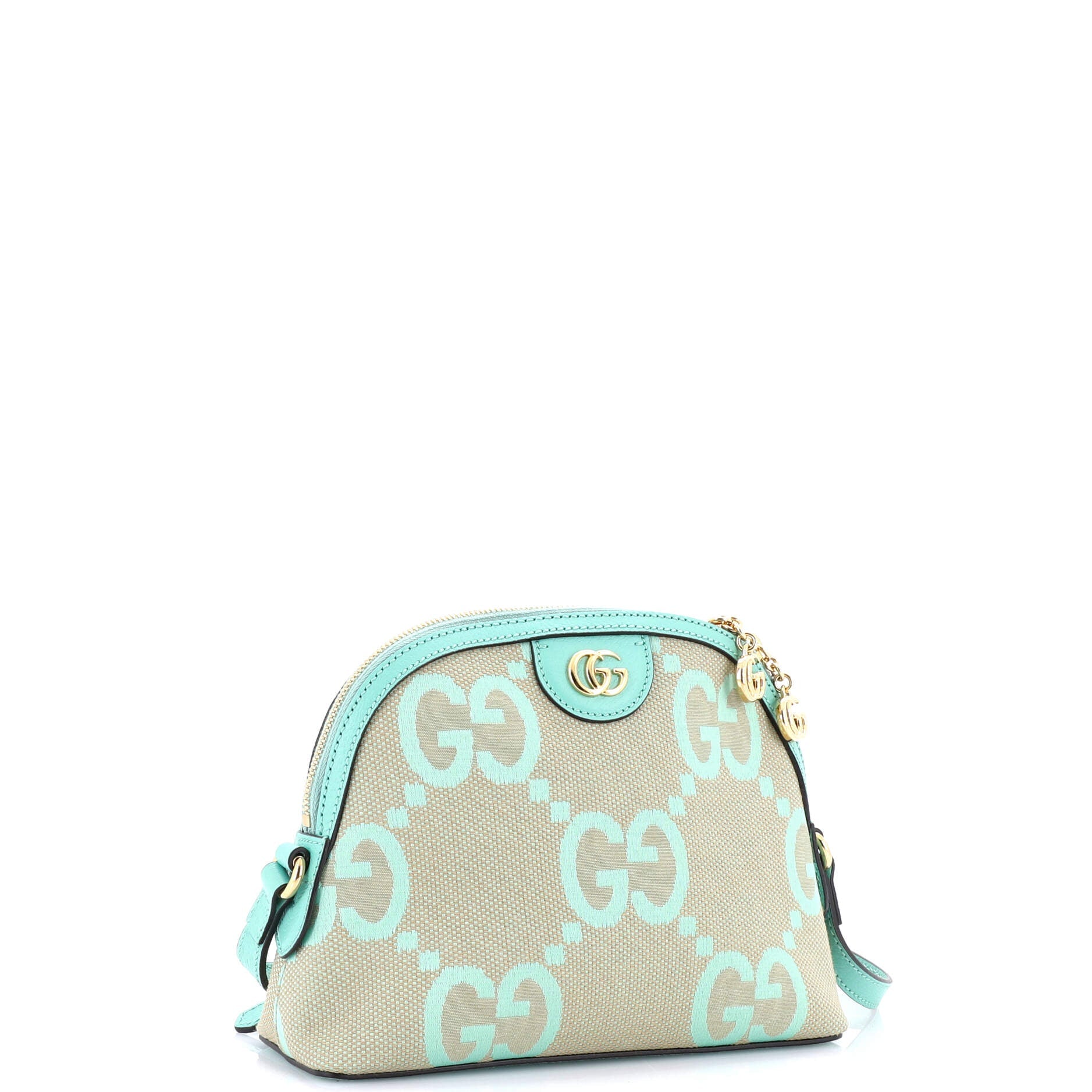 Ophidia Dome Shoulder Bag Jumbo GG Canvas Small