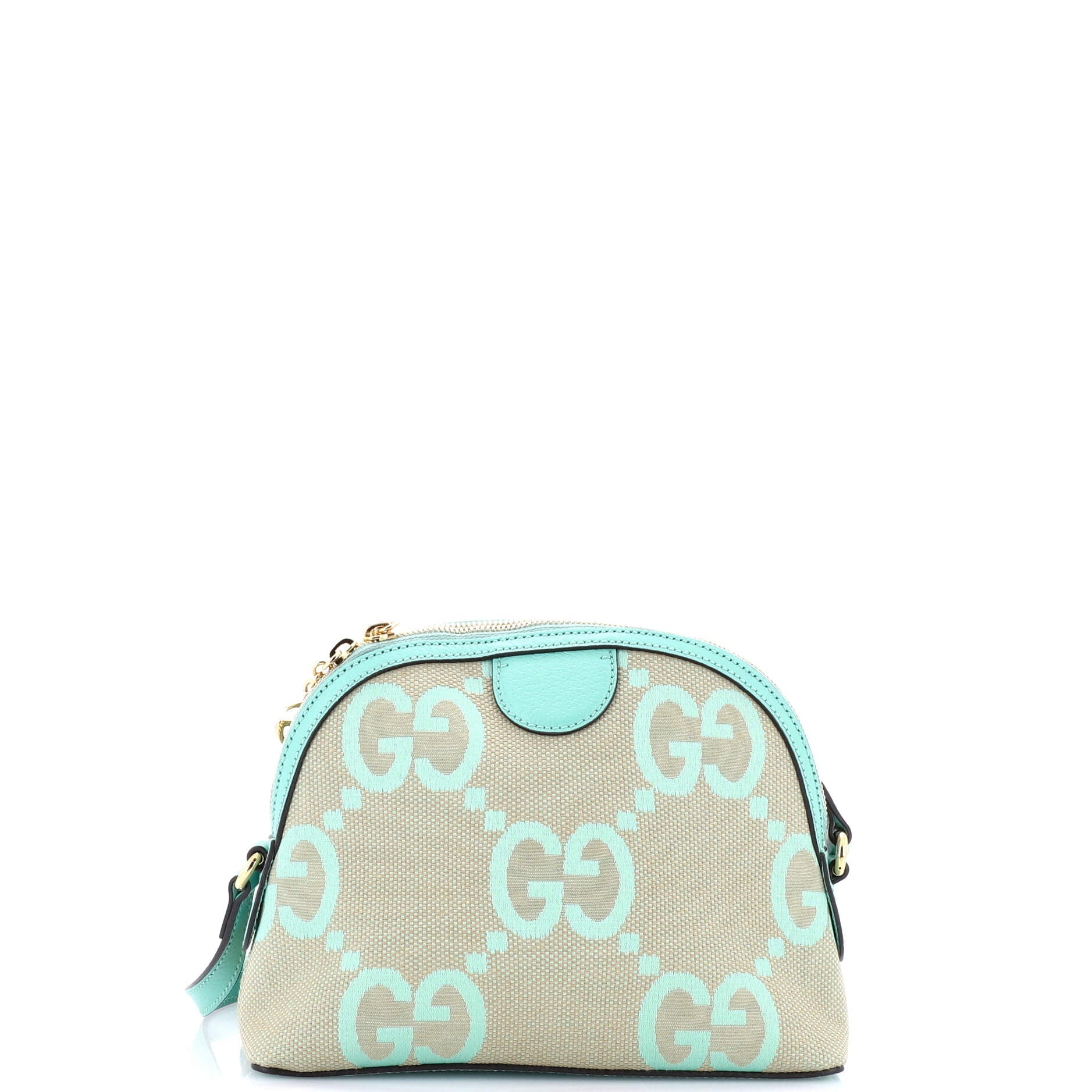 Ophidia Dome Shoulder Bag Jumbo GG Canvas Small