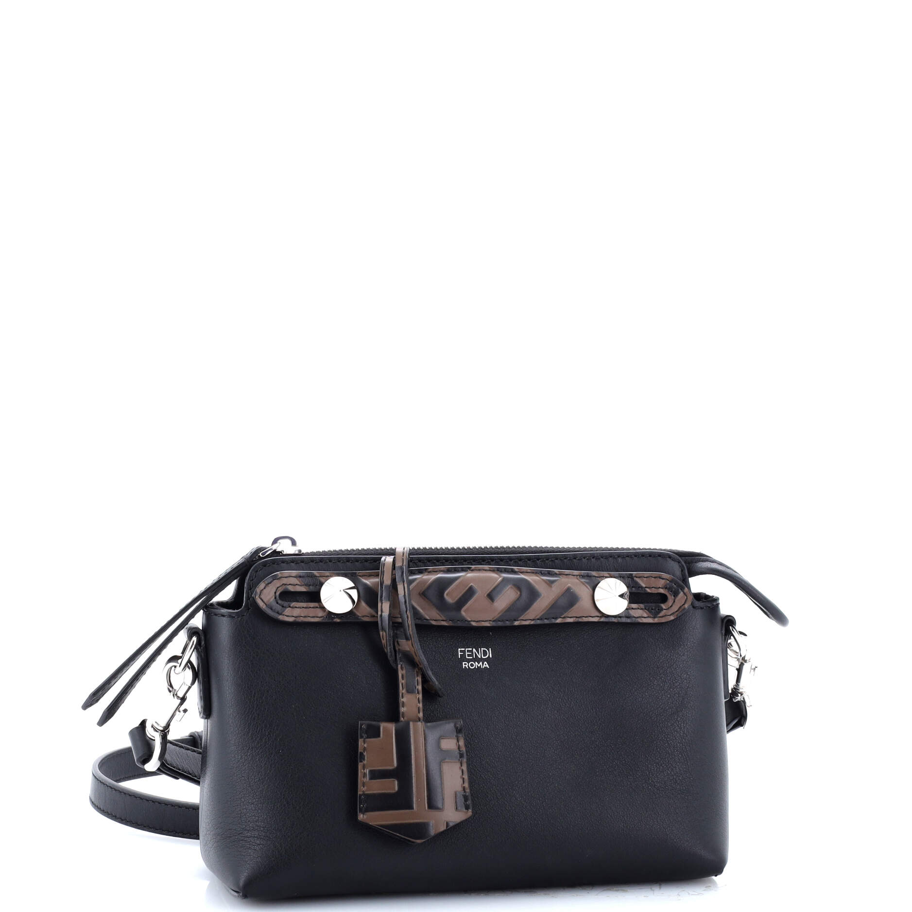 By The Way Satchel Leather with Zucca Embossed Detail Mini