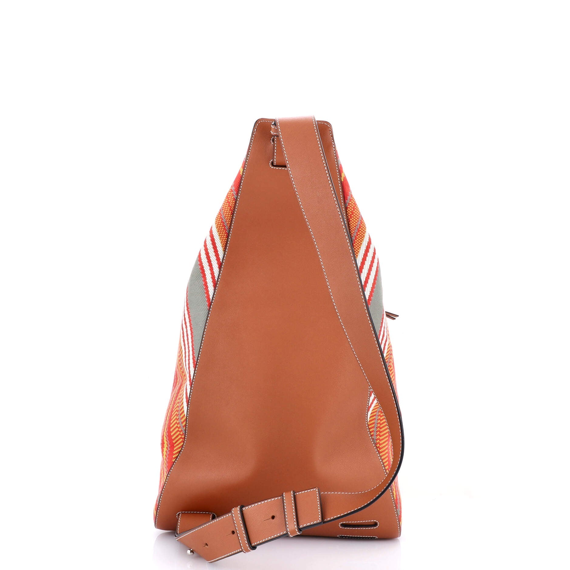 Anton Backpack Striped Canvas Small