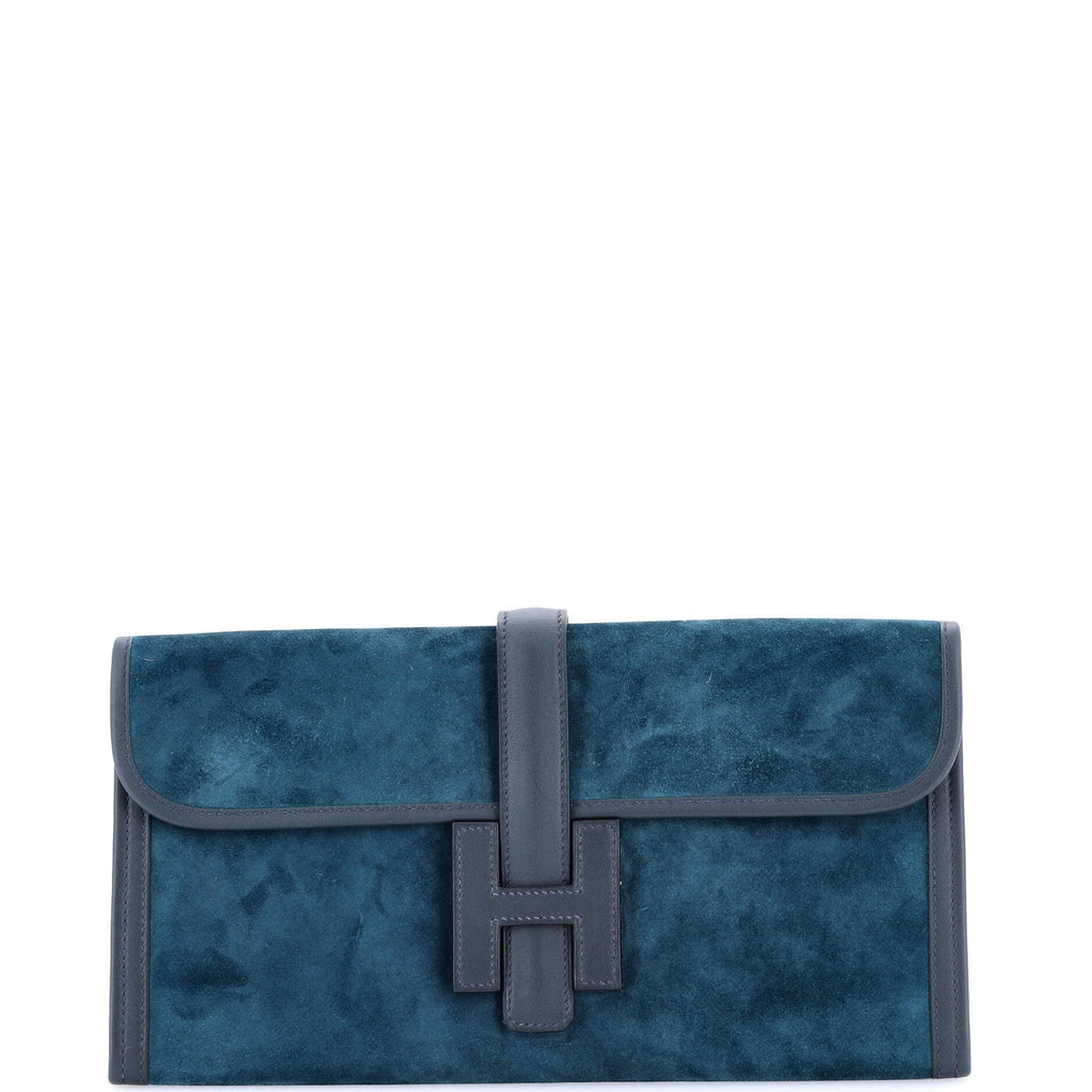 Jige Elan Clutch Doblis Suede 29