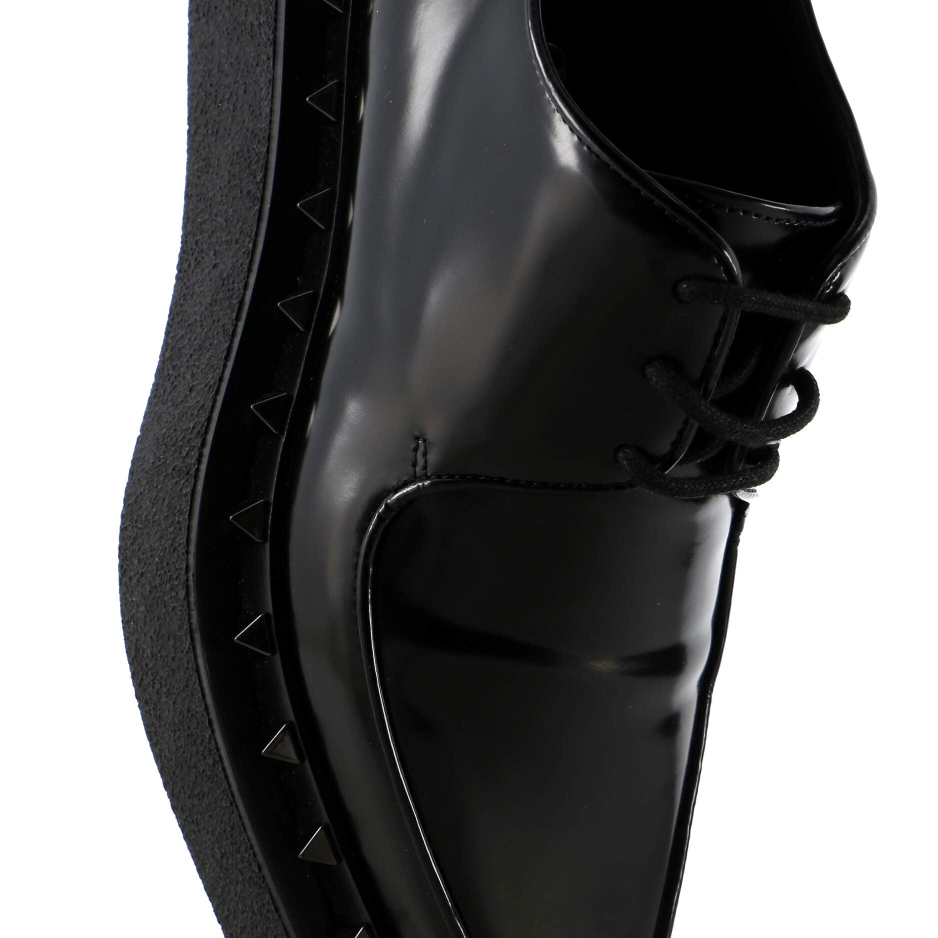 Women's Rockstud M-Way Platform Derby Shoes Leather