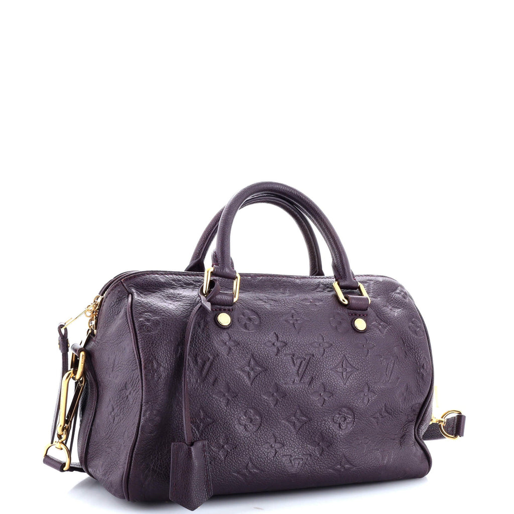 Speedy Bandouliere Bag Monogram Empreinte Leather 25