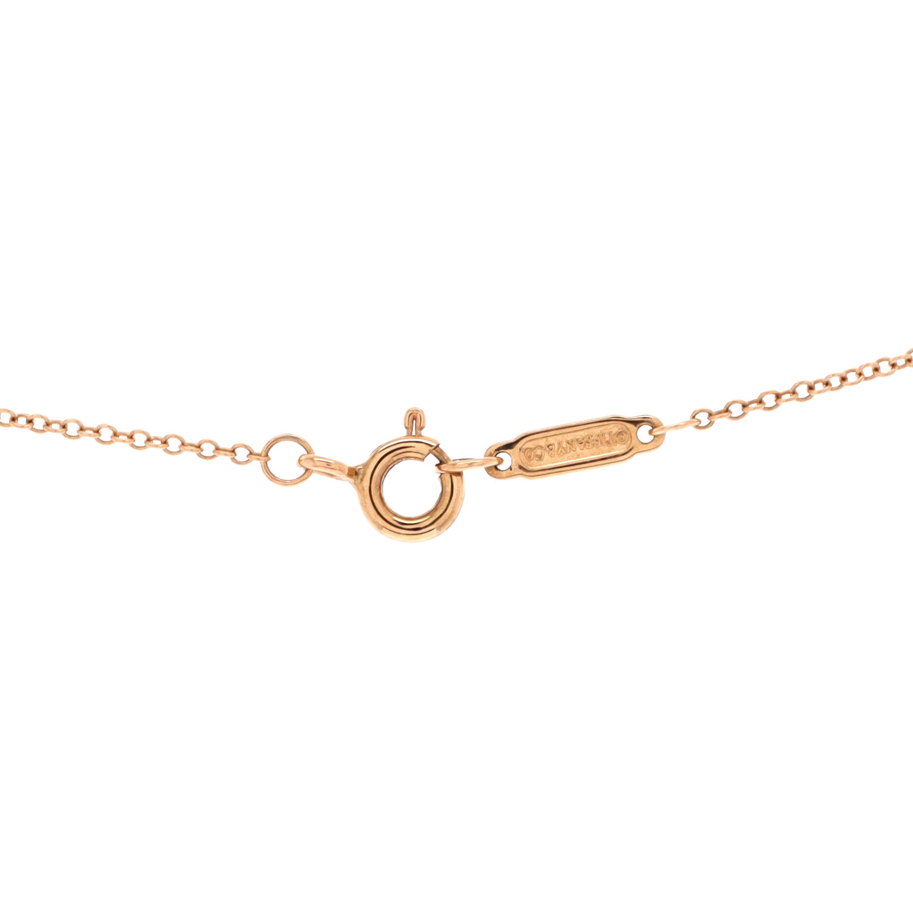 Cross Pendant Necklace 18K Rose Gold with Diamonds Mini