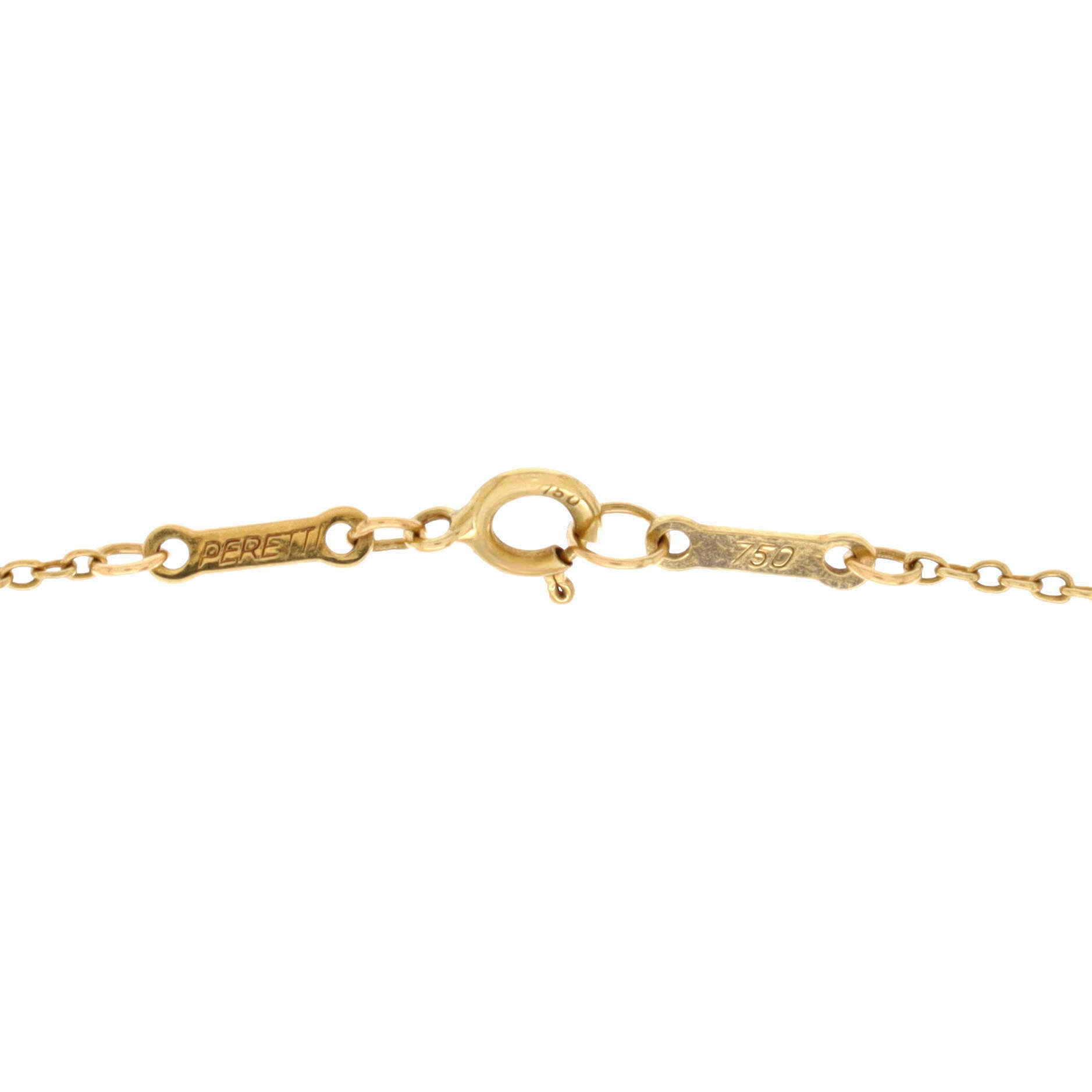 Elsa Peretti Open Heart Pendant Necklace 18K Yellow Gold 16mm