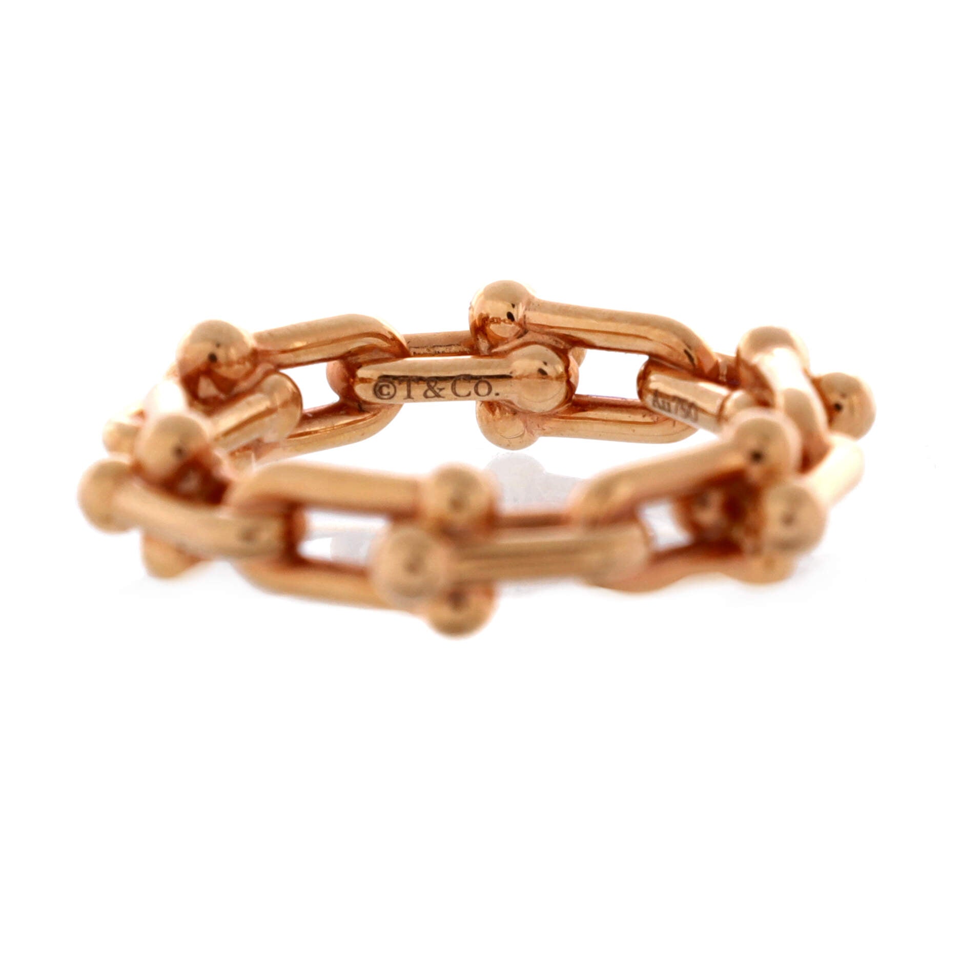 HardWear Link Ring 18K Rose Gold Micro