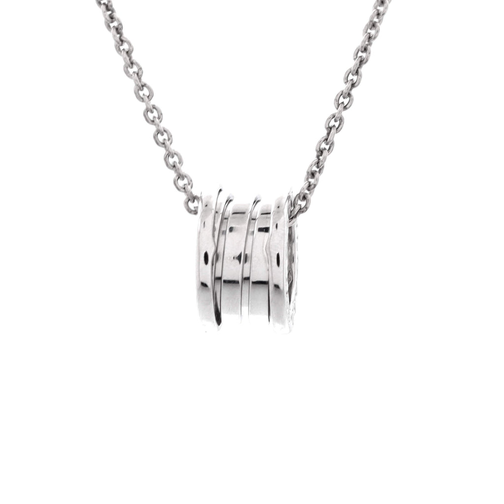 B.Zero1 Pendant Necklace 18K White Gold