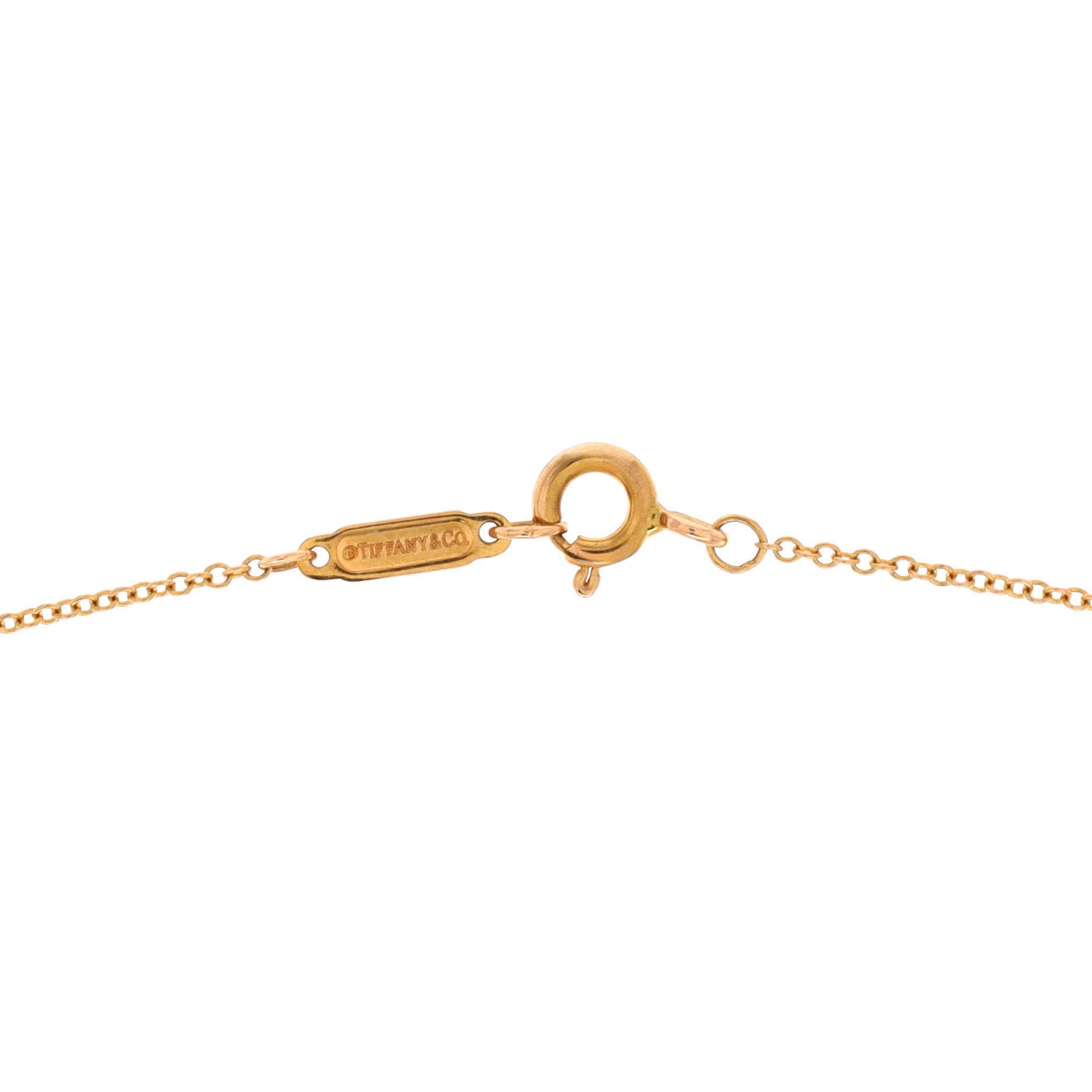 Heart Pendant Necklace 18K Yellow Gold with Diamonds Mini