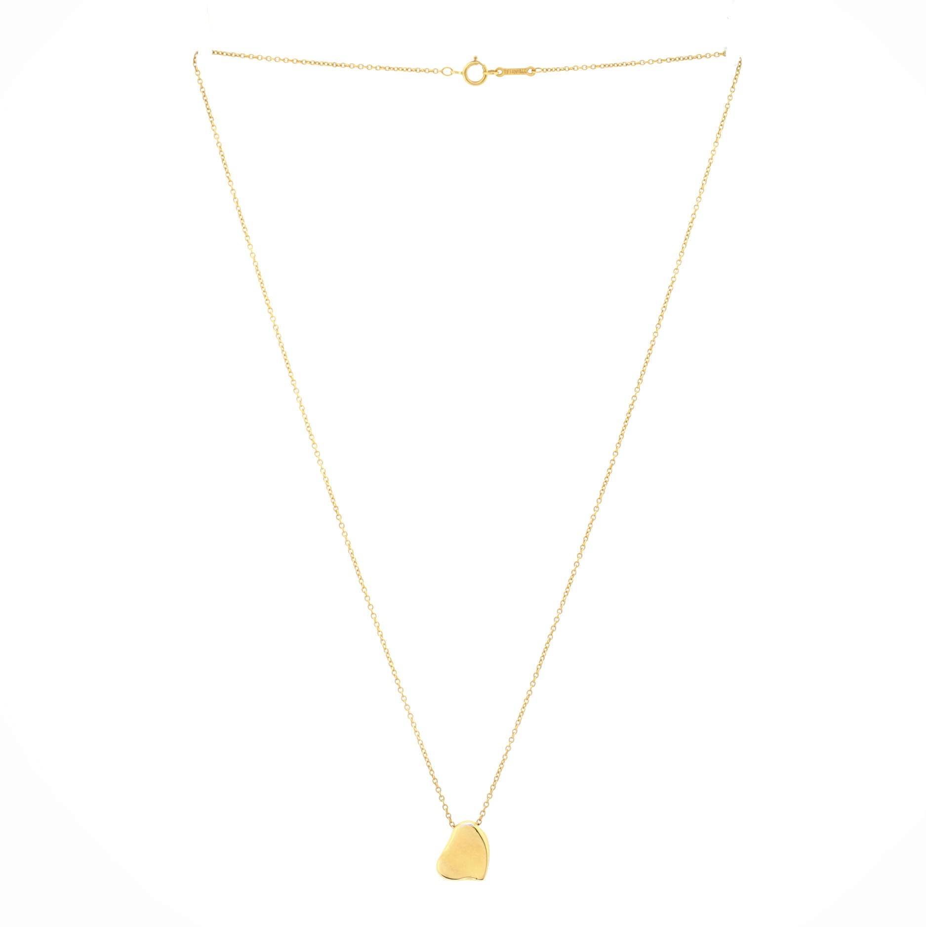 Elsa Peretti Full Heart Necklace 18K Yellow Gold