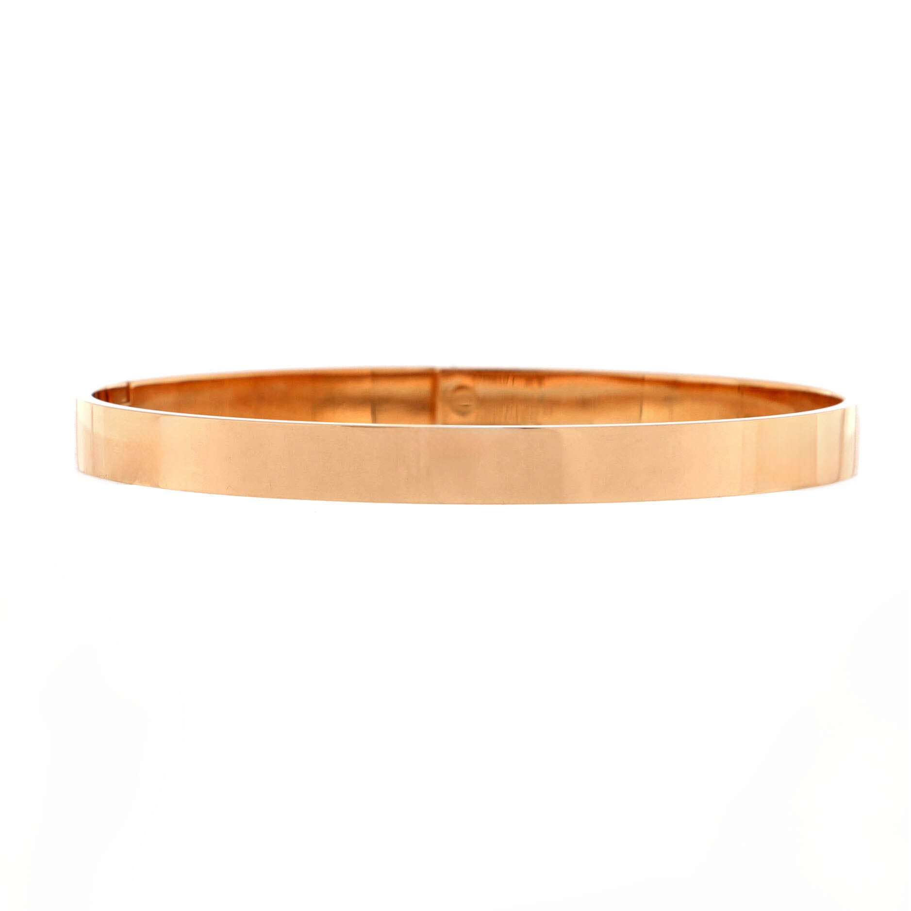 Kelly Bracelet 18K Rose Gold with 4 Diamonds Small