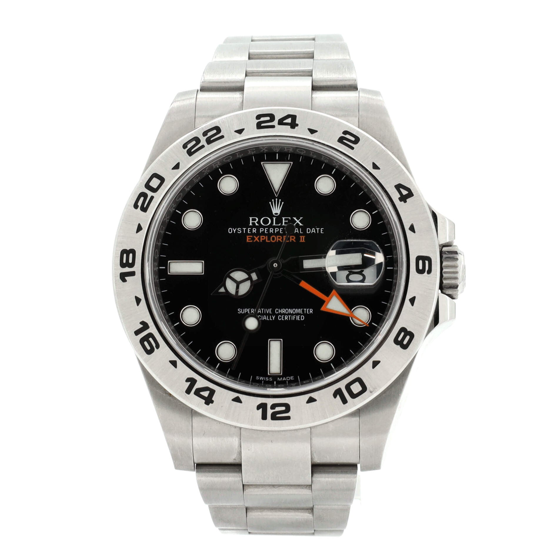 Oyster Perpetual Explorer II Automatic Watch Stainless Steel 42