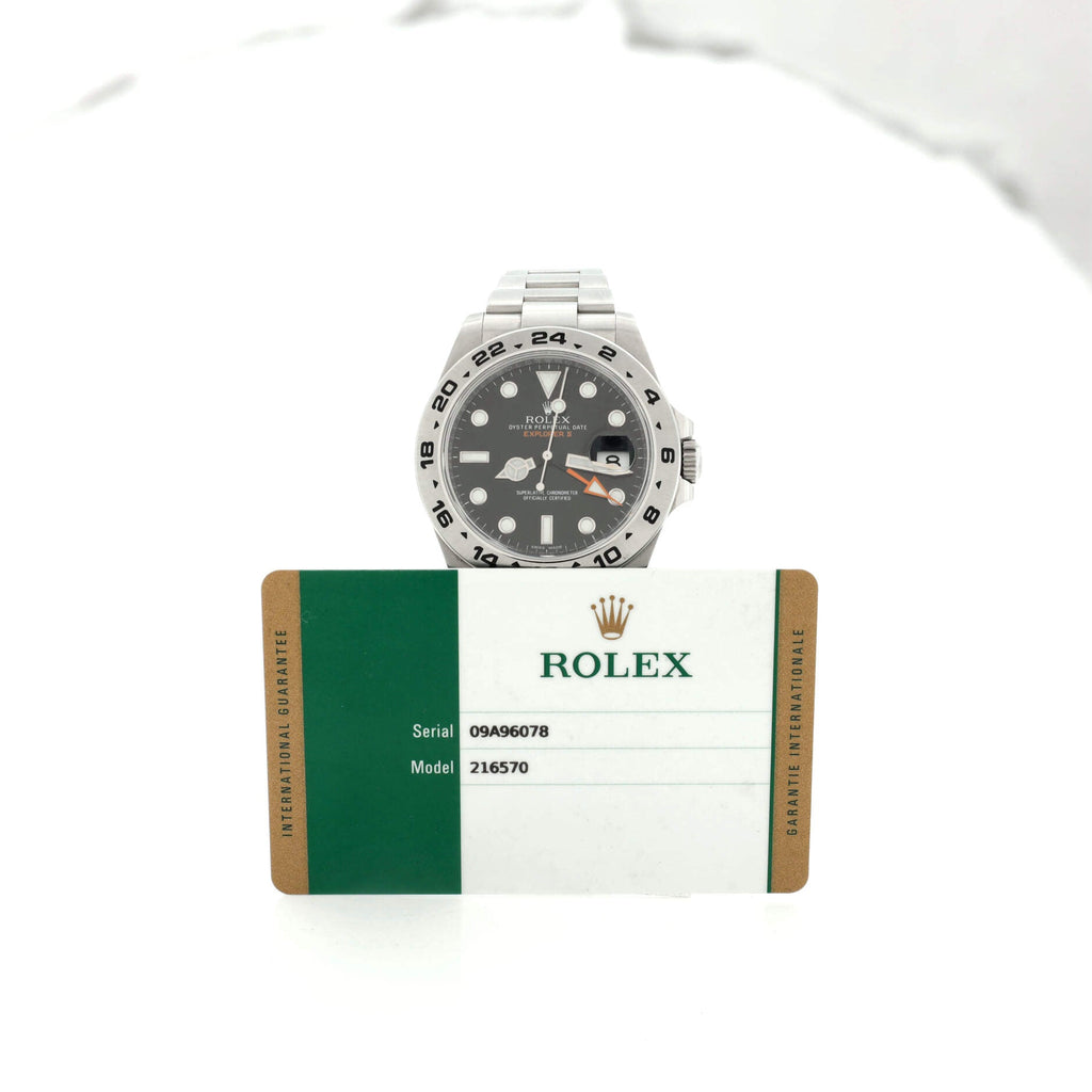Oyster Perpetual Explorer II Automatic Watch Stainless Steel 42