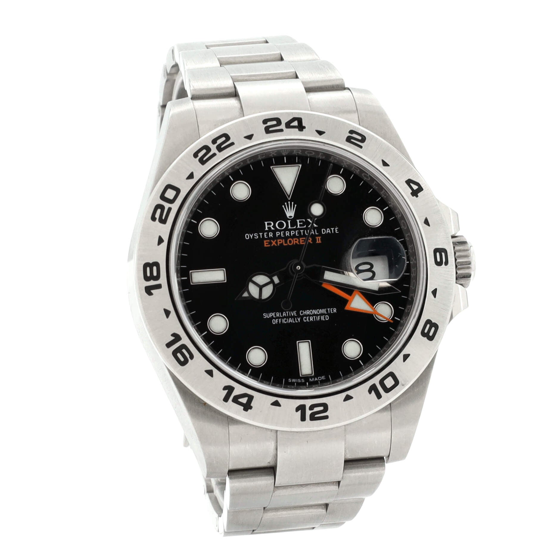 Oyster Perpetual Explorer II Automatic Watch Stainless Steel 42