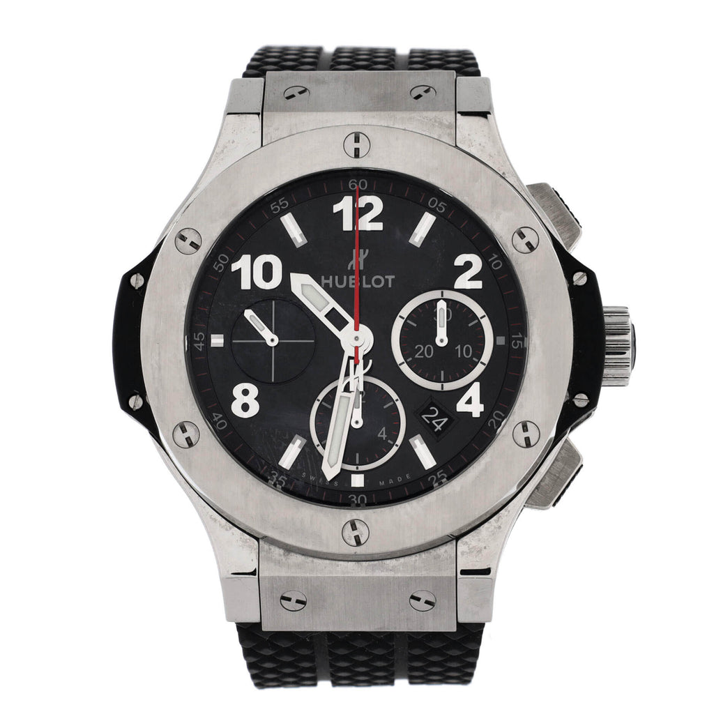 Big Bang Chronograph Automatic Watch Stainless Steel and Rubber 44