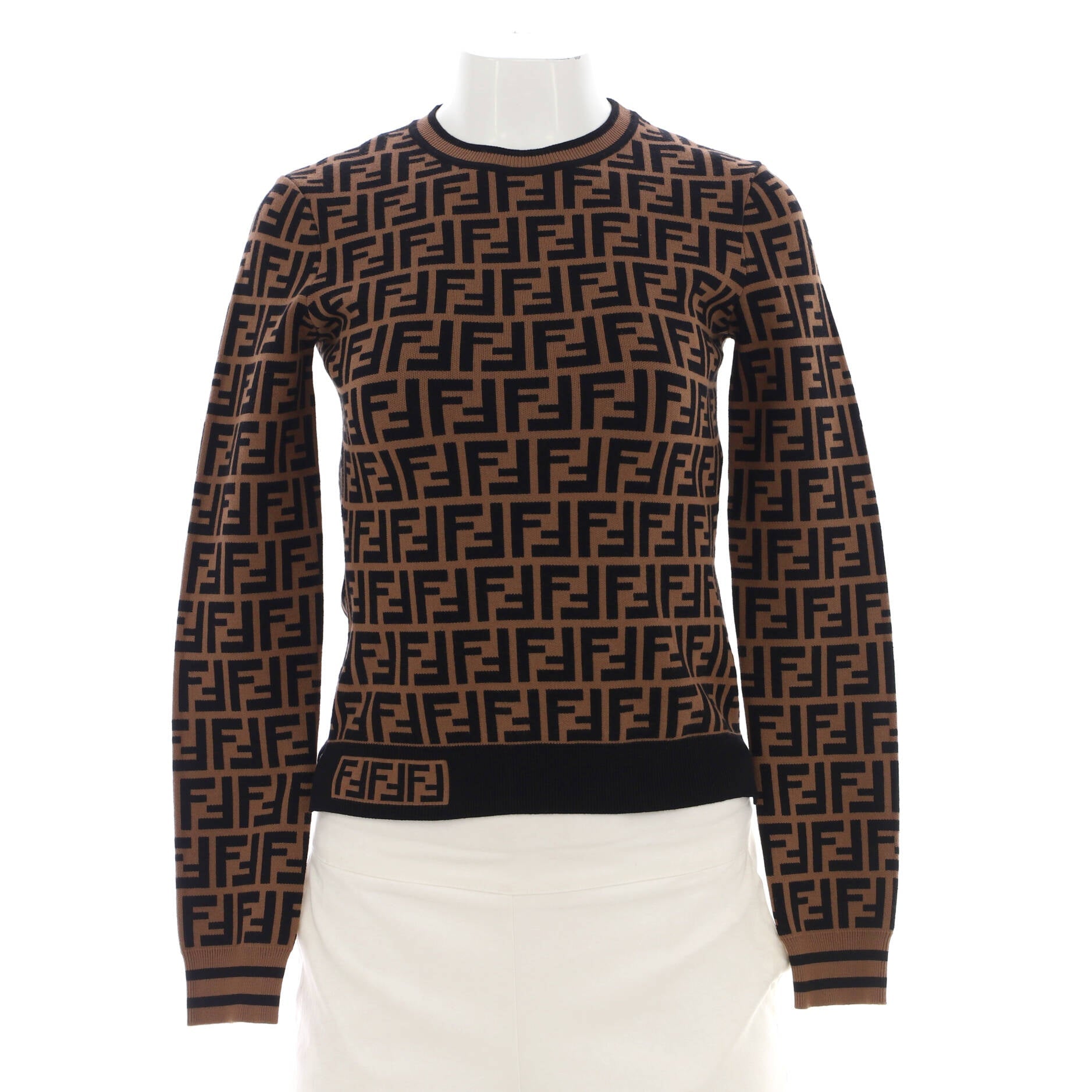 Women's Long Sleeve Crewneck Sweater Zucca Viscose Blend
