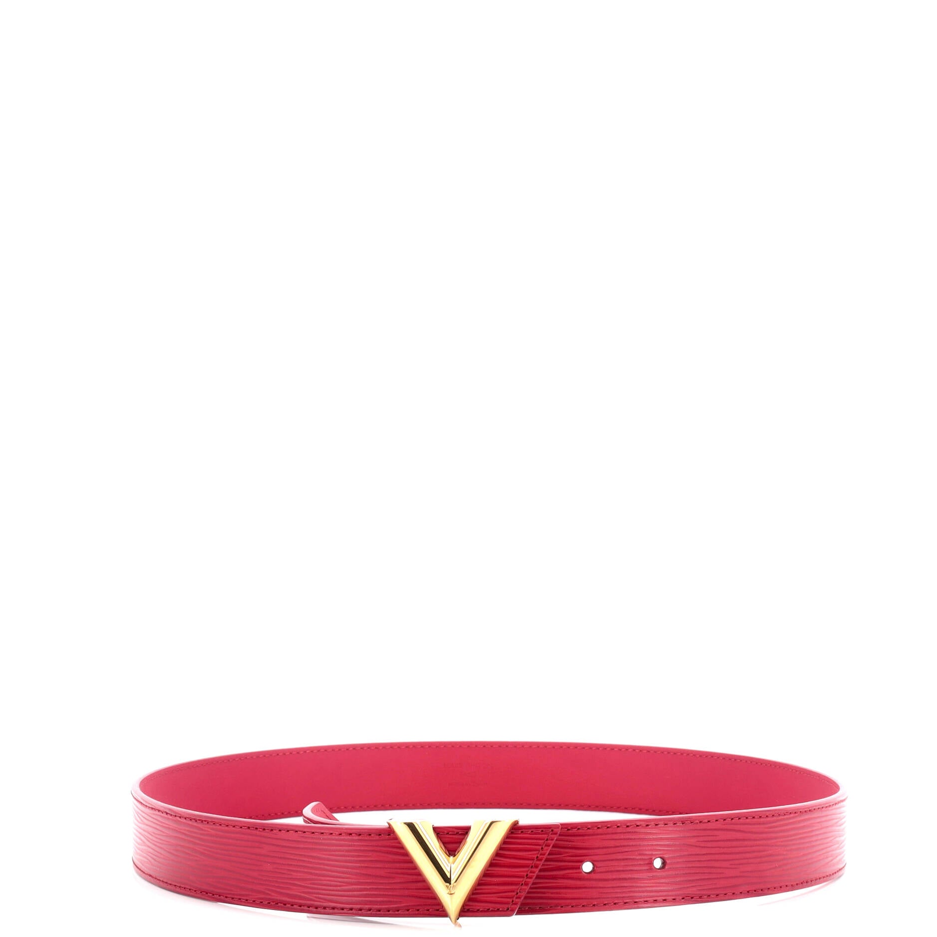 Essential V Belt Epi Leather Medium 100