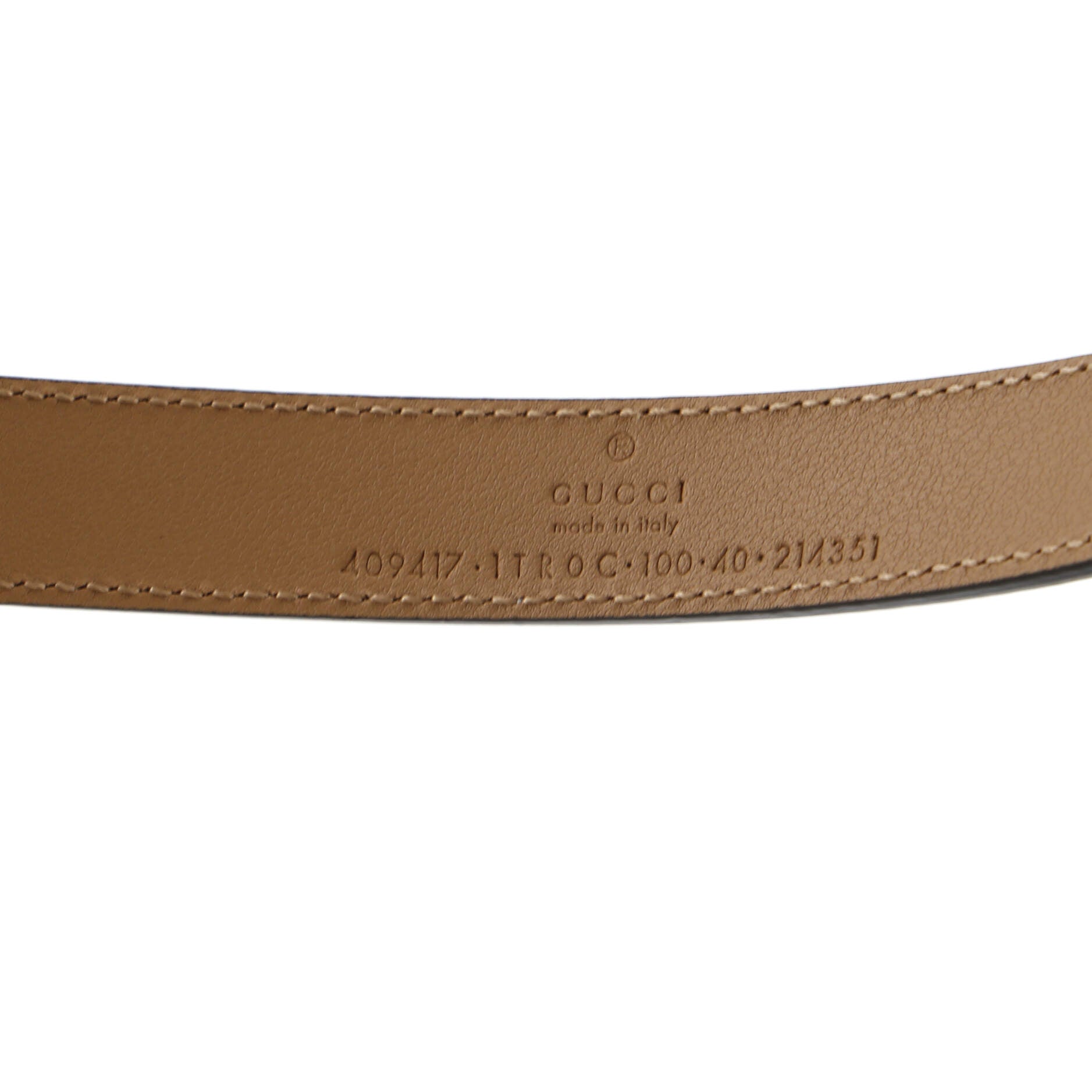 GG Marmont Belt Leather Thin