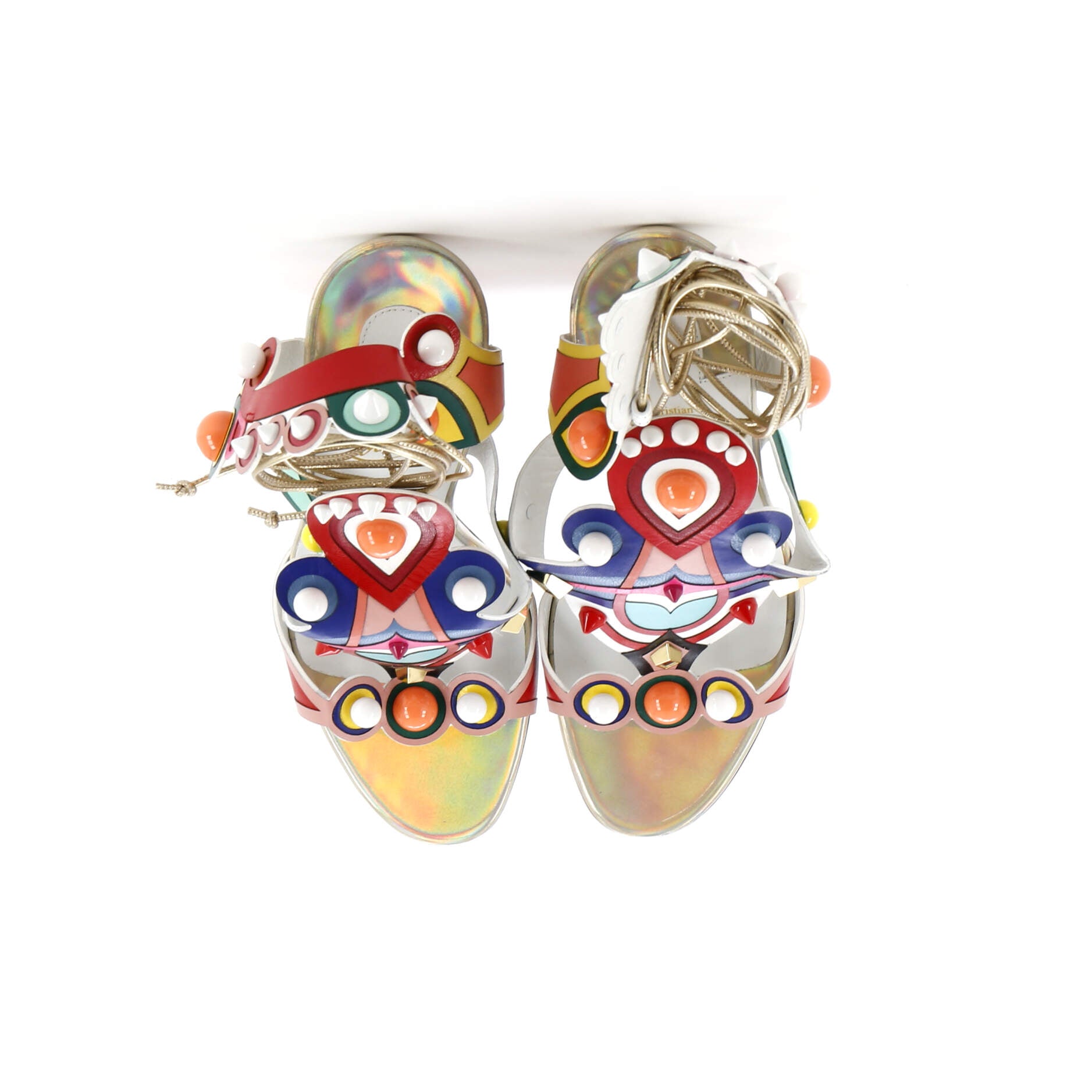 Womens Papagaya Levita Wedge Sandals Leather