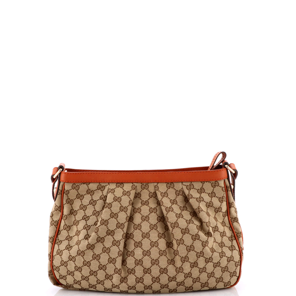 Sukey Messenger Bag GG Canvas with Leather Medium