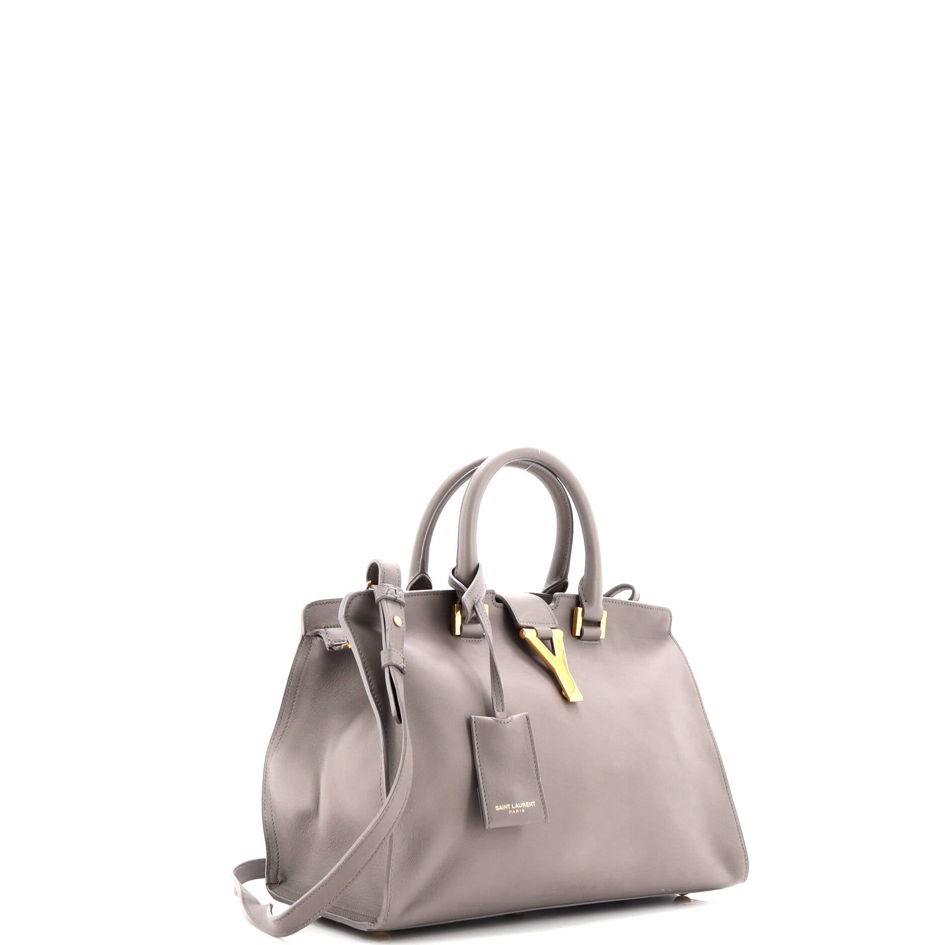 Classic Y Cabas Leather Small