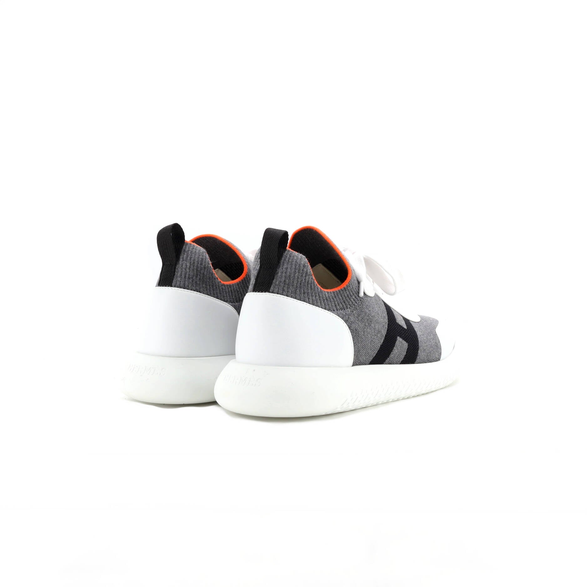 Men's Crew Sneakers Knit and Leather