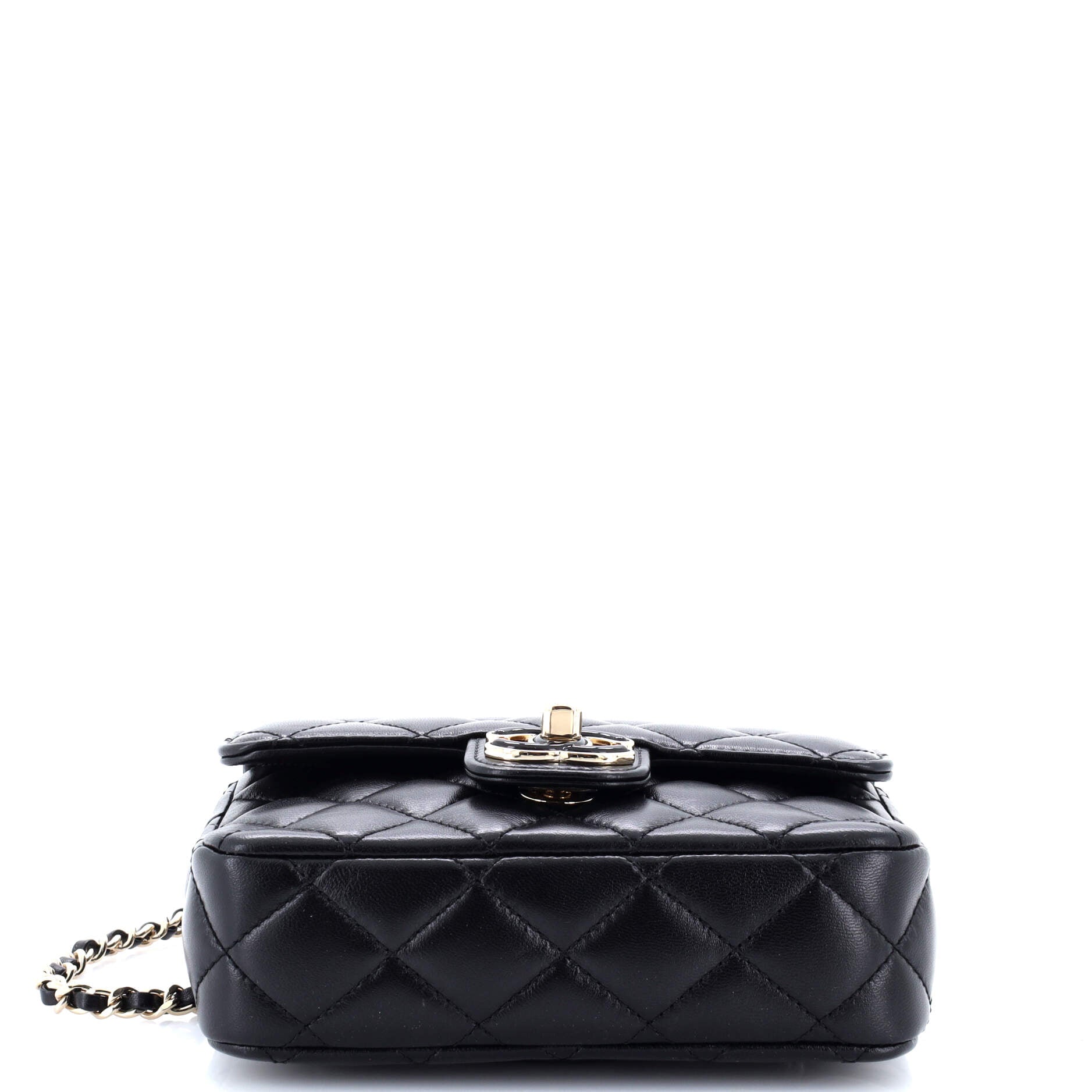 Candy Heart Flap Bag Quilted Lambskin Mini