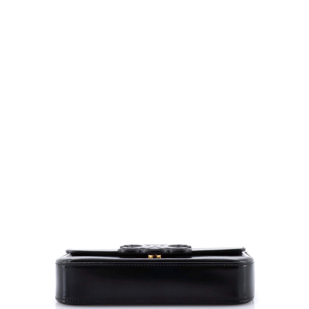 Triomphe Chain Shoulder Bag Leather Small