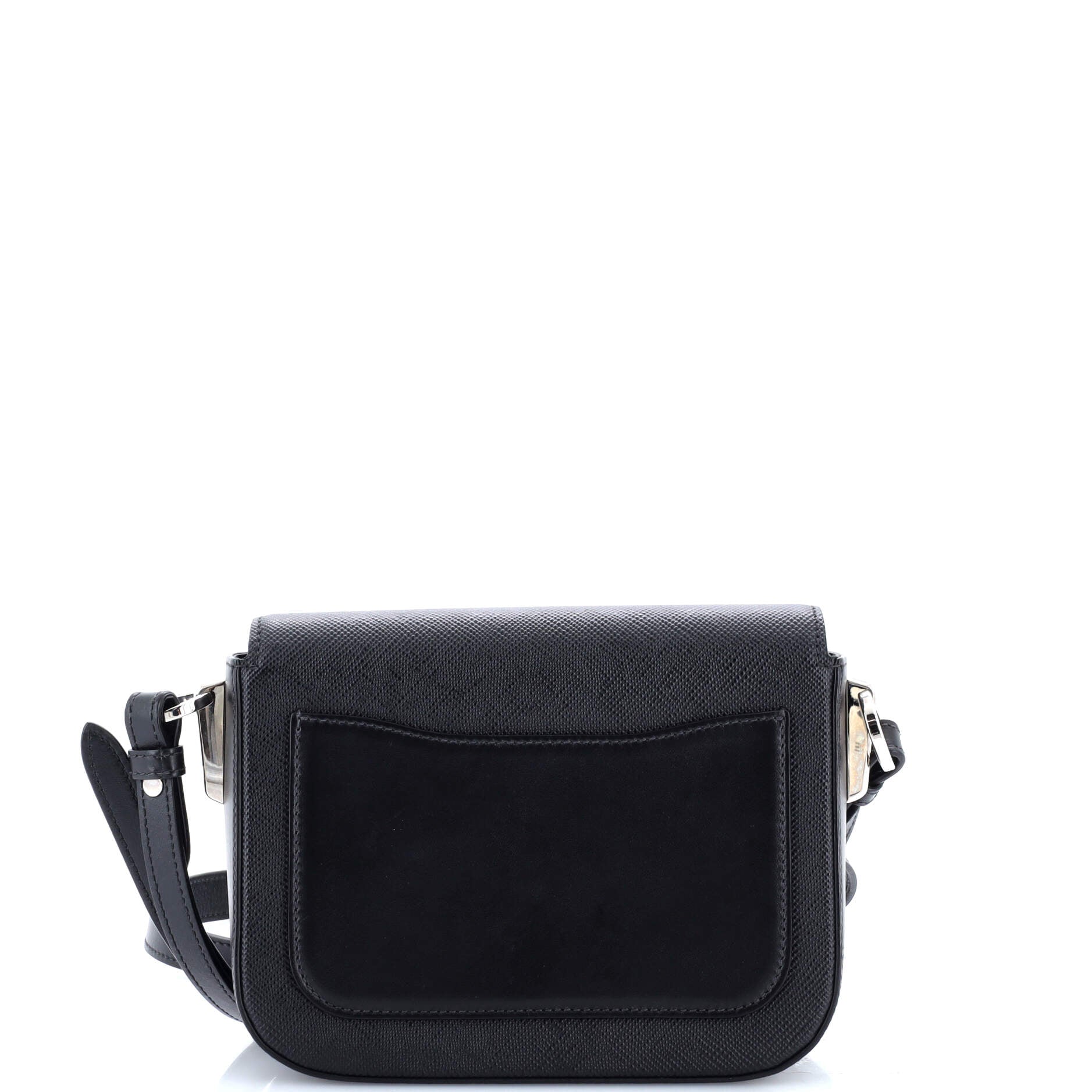 Identity Flap Shoulder Bag Saffiano with City Calf Small